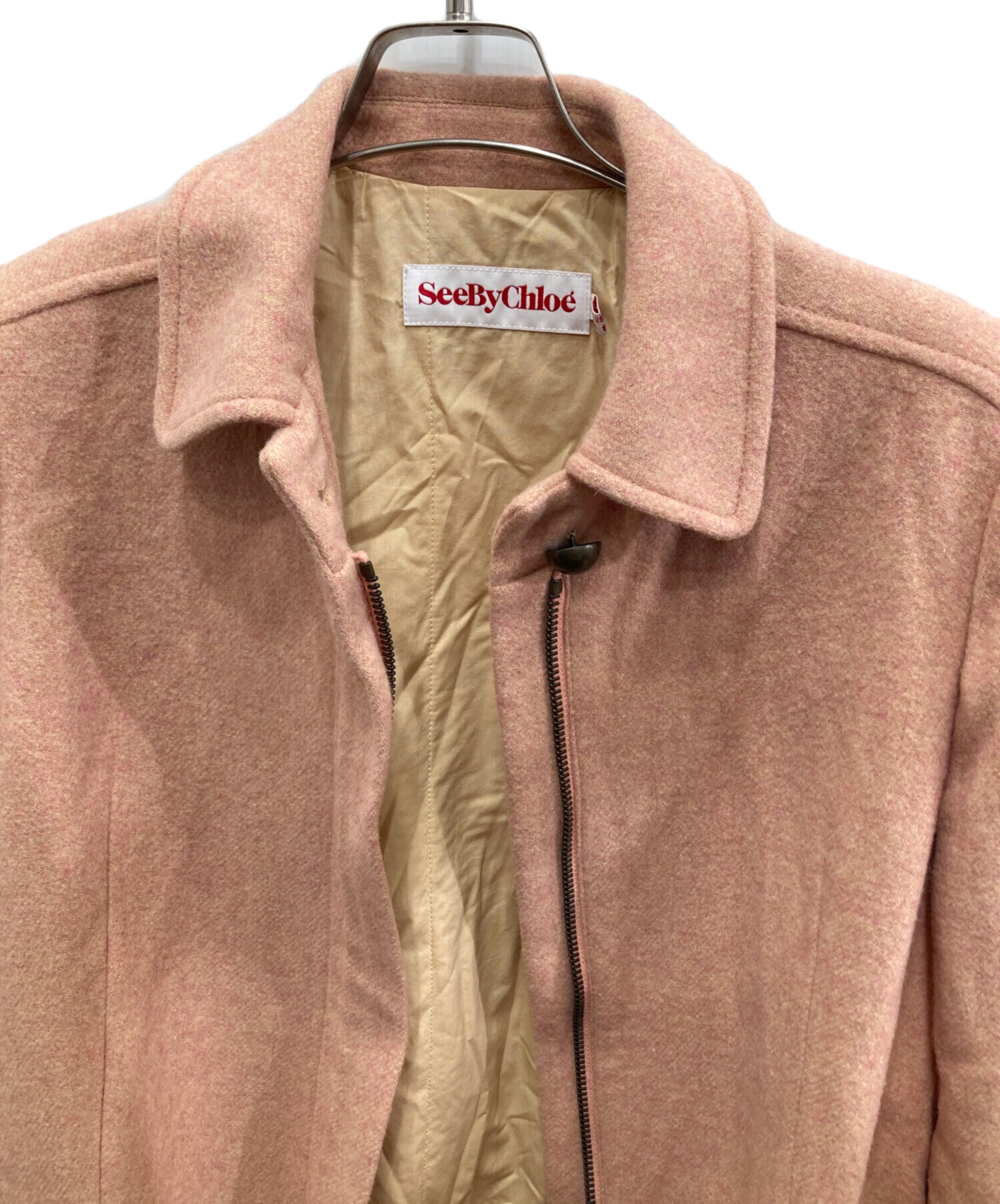 中古・古着通販】SEE BY CHLOE (シーバイクロエ) ウールナイロンハーフ