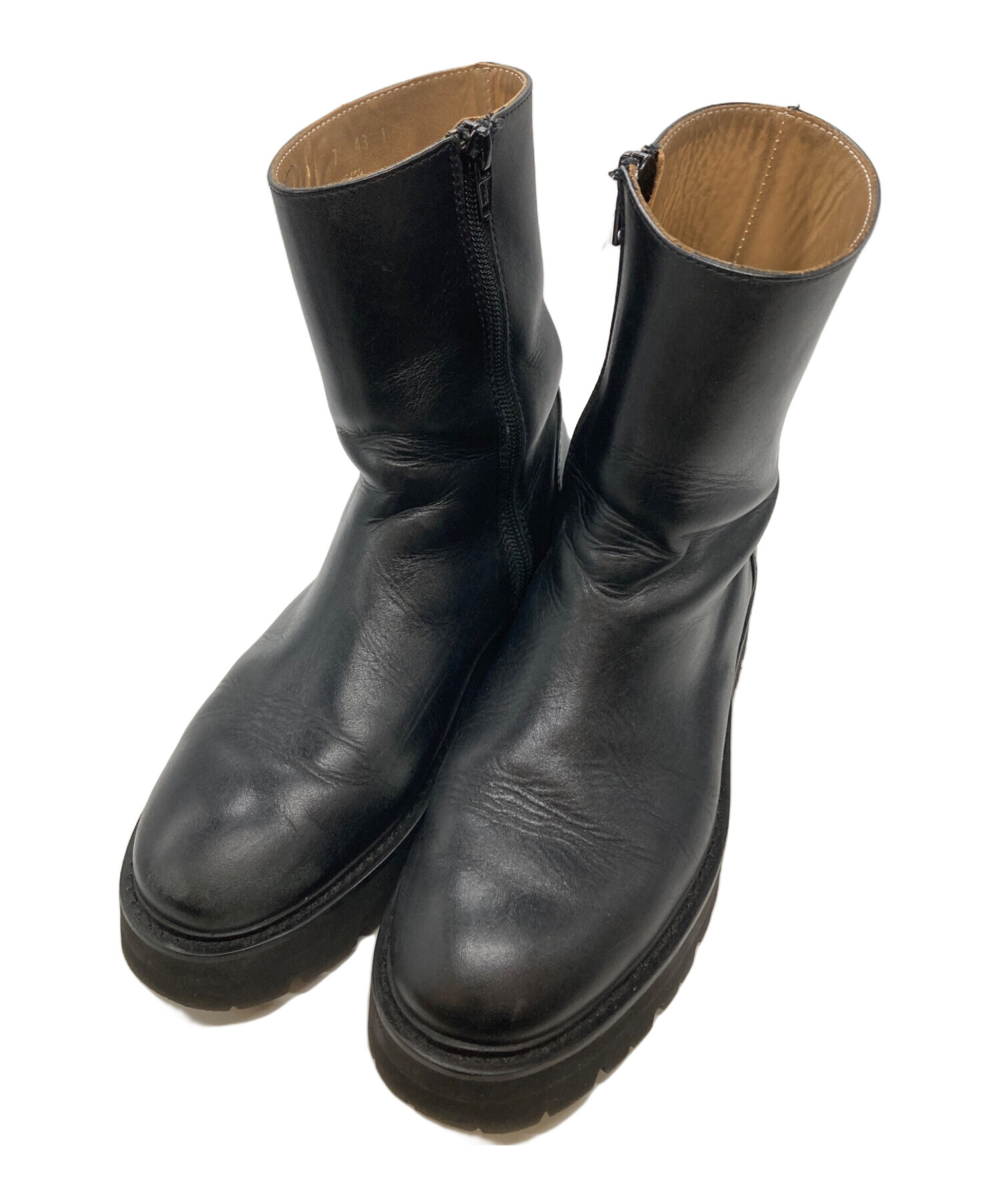 中古・古着通販】Caminando (カミナンド) SIDE ZIP ブーツ ブラック