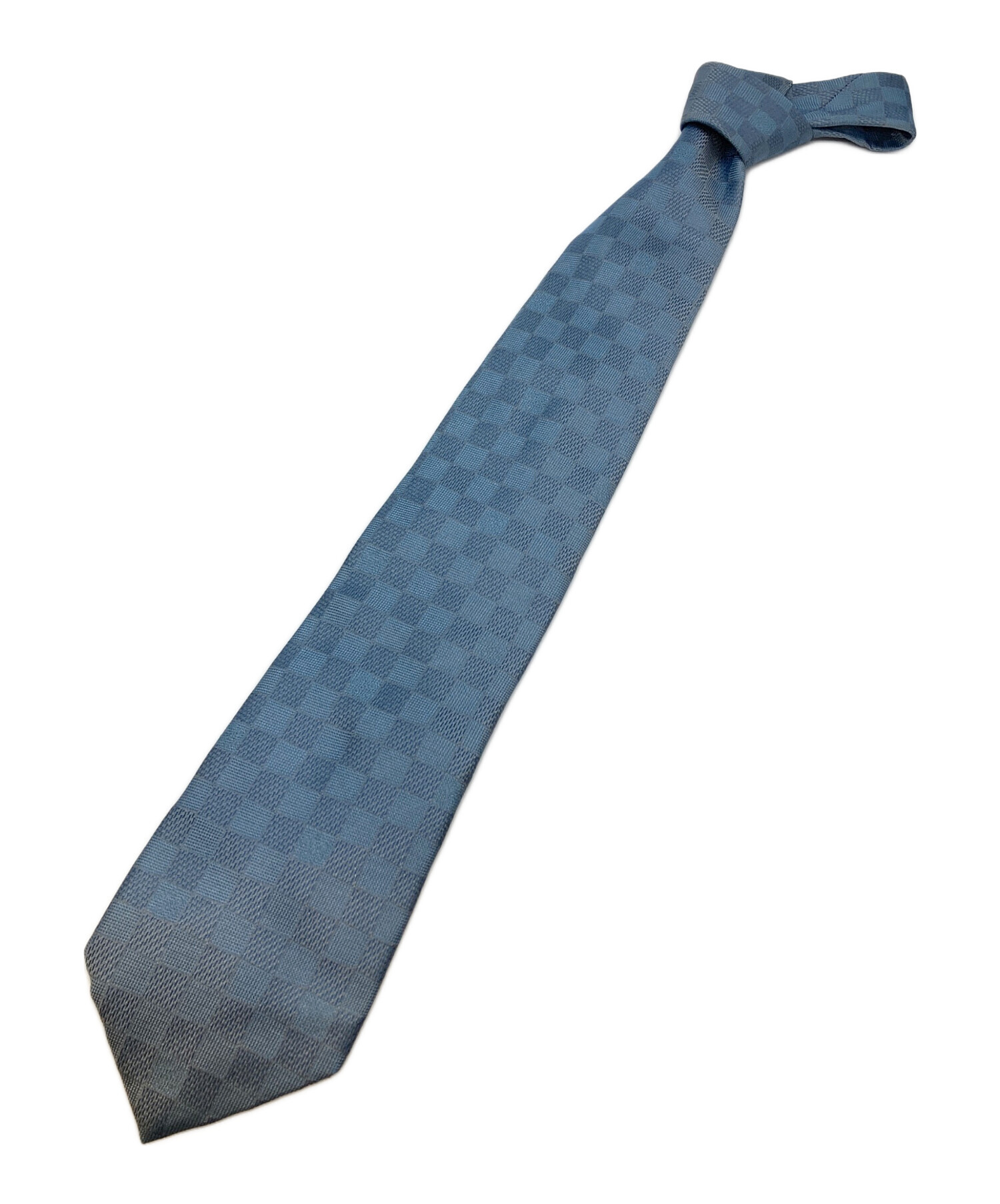 中古・古着通販】LOUIS VUITTON (ルイ ヴィトン) ダミエ柄ネクタイ