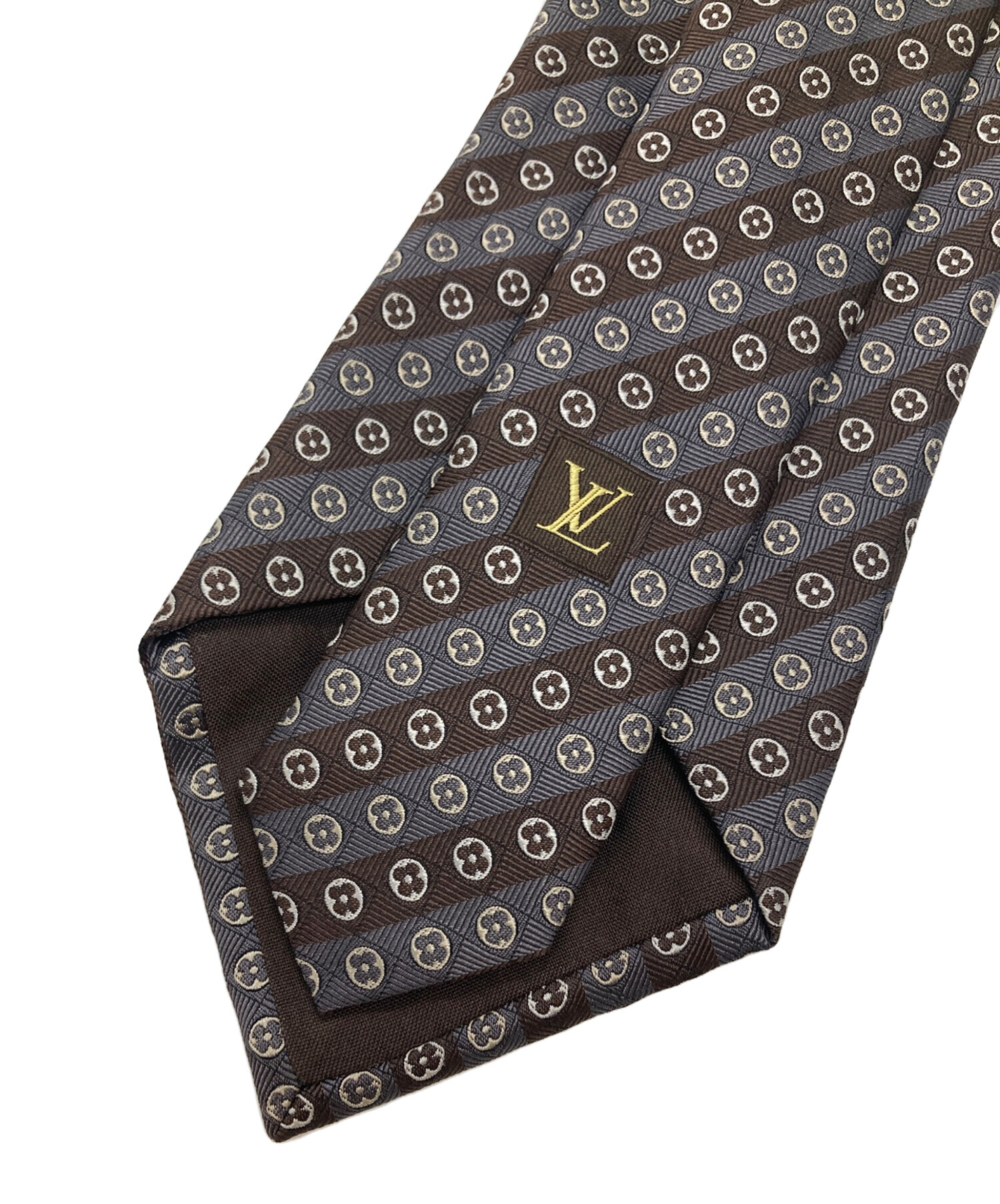 未使用級 現行品 LouisVuitton ルイヴィトン　ネクタイ　モノグラム 中古・古着通販】LOUIS VUITTON (ルイ ヴィトン) モノグラム柄ネクタイ