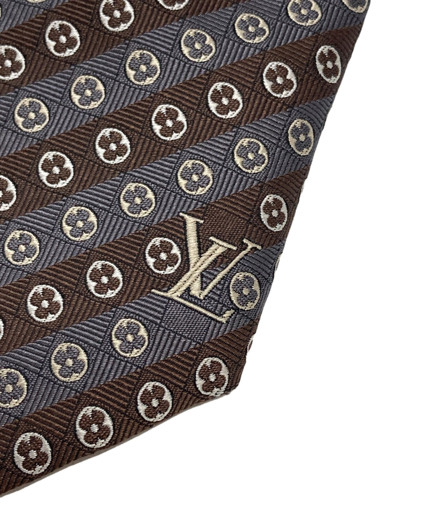 中古・古着通販】LOUIS VUITTON (ルイ ヴィトン) モノグラム柄ネクタイ