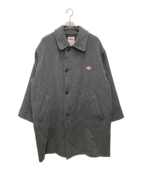 DANTON グレー ウールコート サイズ44 美品 中古・古着通販】DANTON (ダントン) ウールライトパイルロングコート