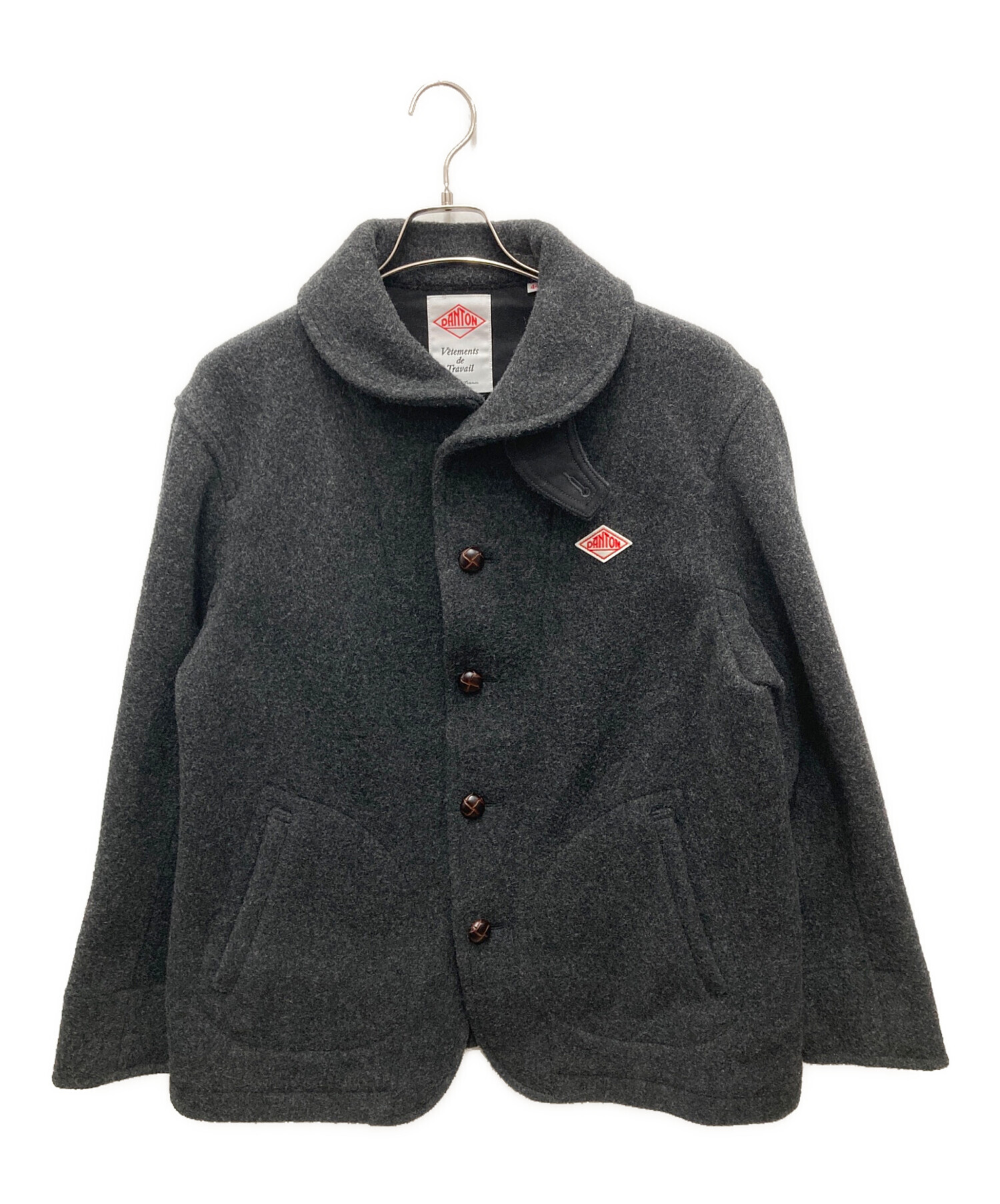 中古・古着通販】DANTON (ダントン) ウールパイルラウンドカラー