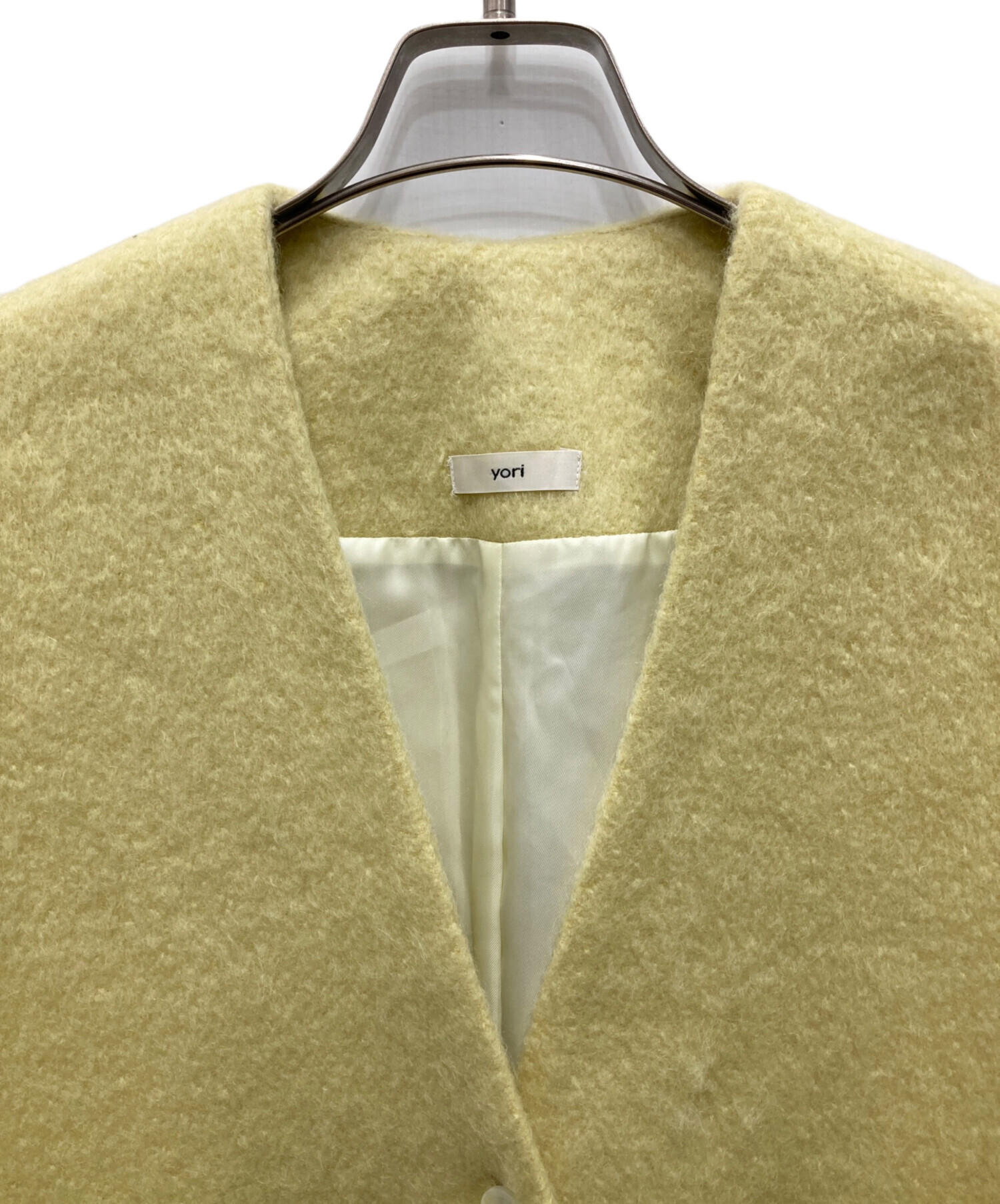 中古・古着通販】yori (ヨリ) ウールモヘア シャギージャケット