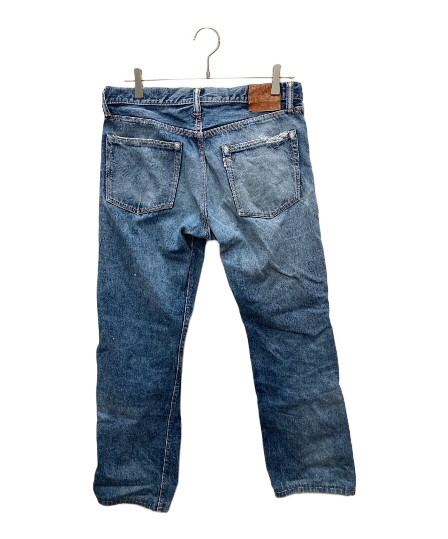 中古・古着通販】MOMOTARO JEANS (桃太郎ジーンズ) ピンクステッチ