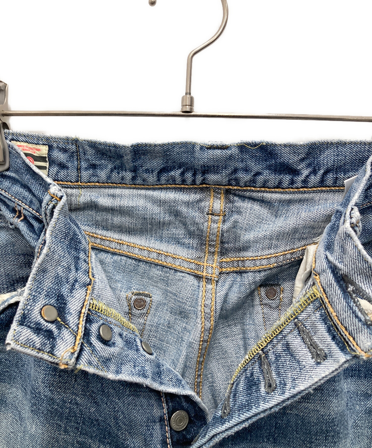 中古・古着通販】MOMOTARO JEANS (桃太郎ジーンズ) ピンクステッチ