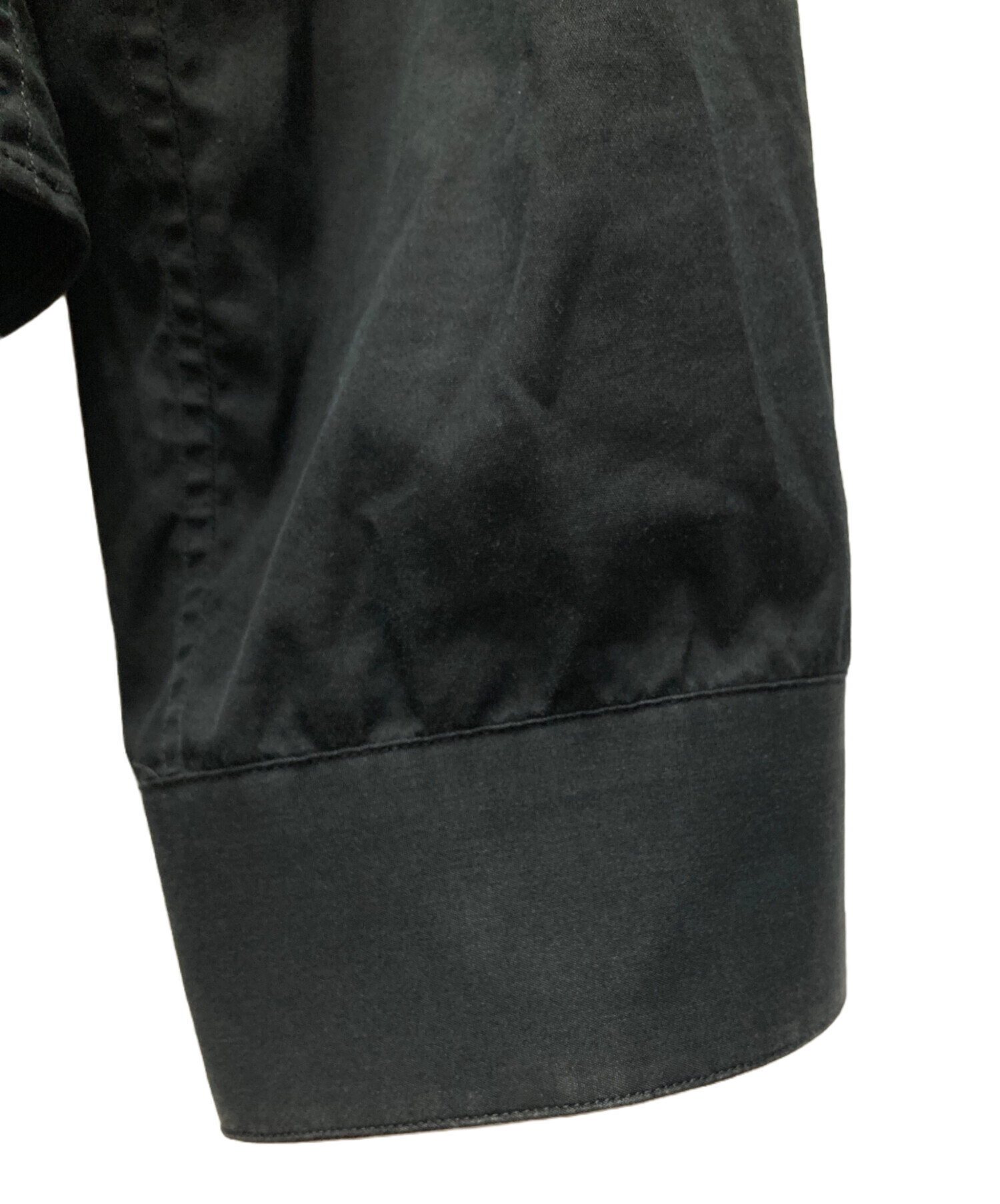 BALENCIAGA ブラック長袖シャツ 中古・古着通販】BALENCIAGA (バレンシアガ) 長袖シャツ