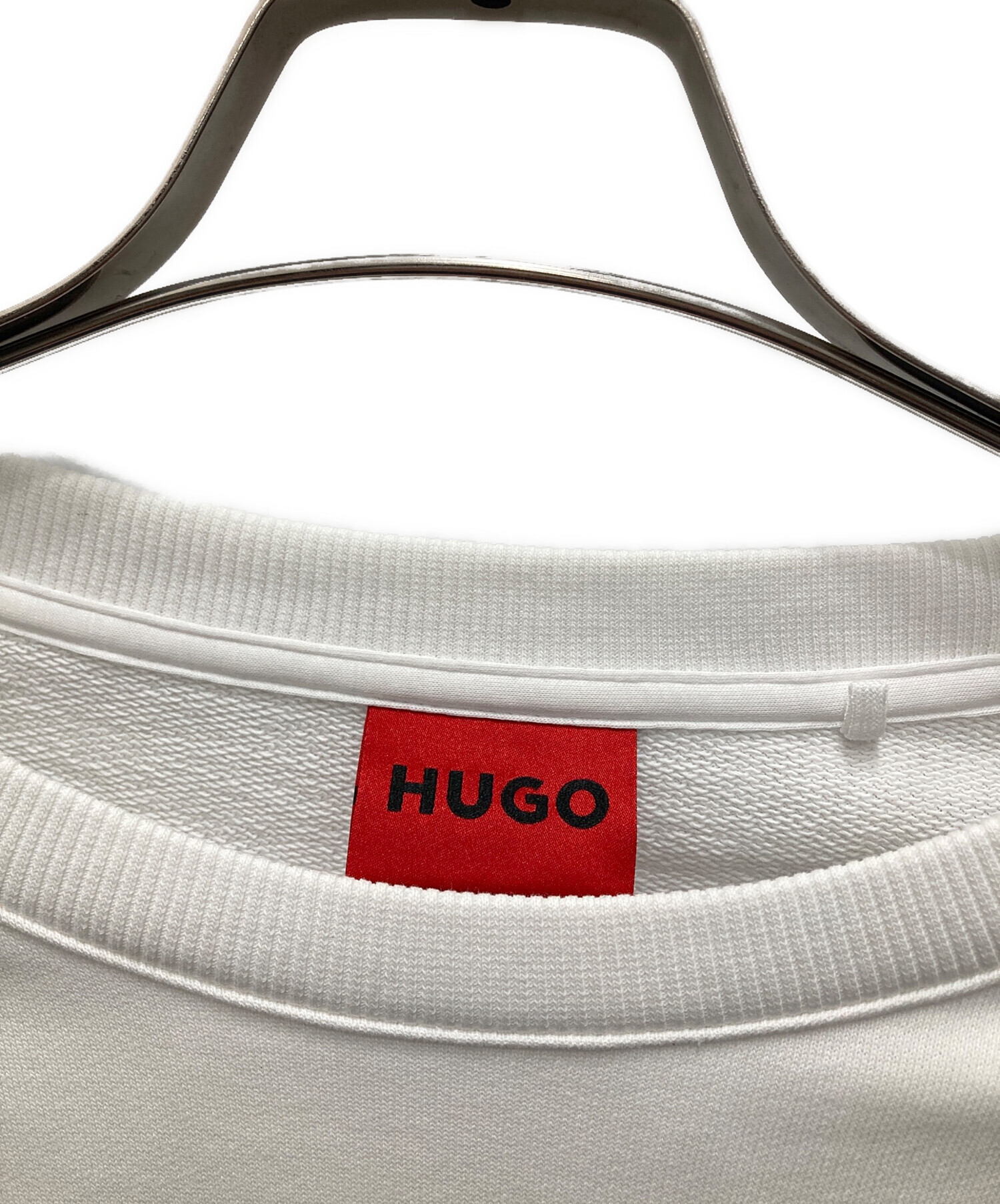 中古・古着通販】HUGO (ヒューゴ ボス) プリントスウェット ホワイト