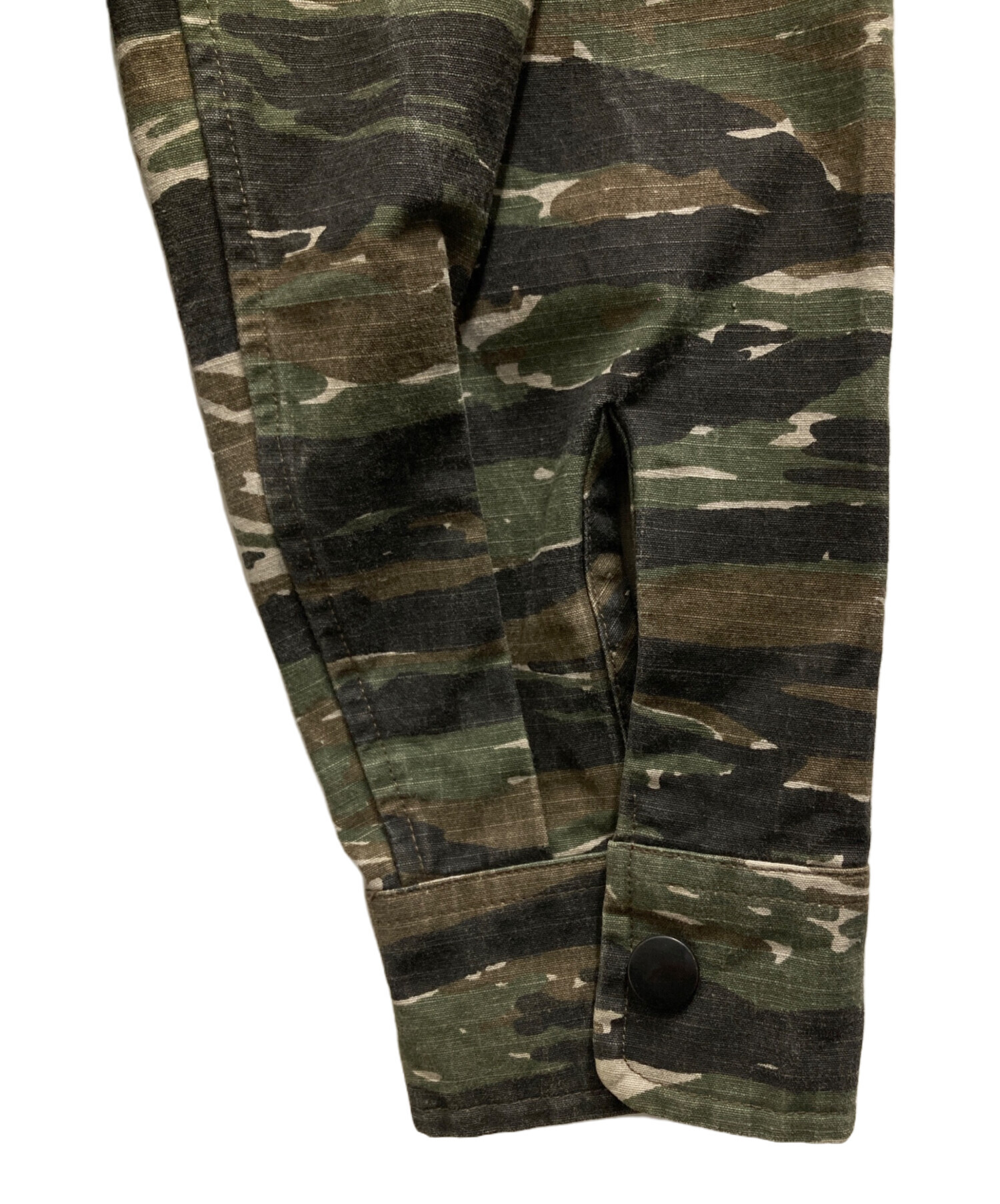 中古・古着通販】SUPREME (シュプリーム) タイガーカモシャツ カーキ