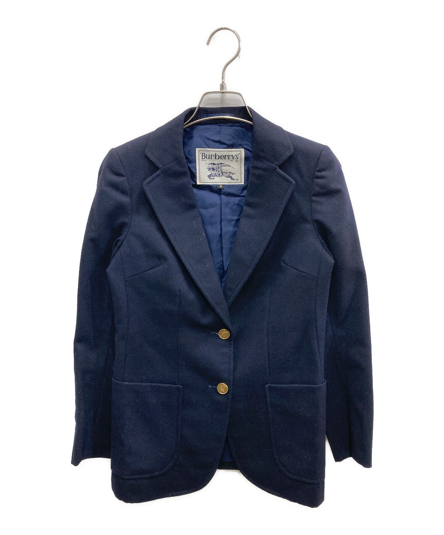 中古・古着通販】Burberry's (バーバリーズ) 金釦ブレザー ネイビー