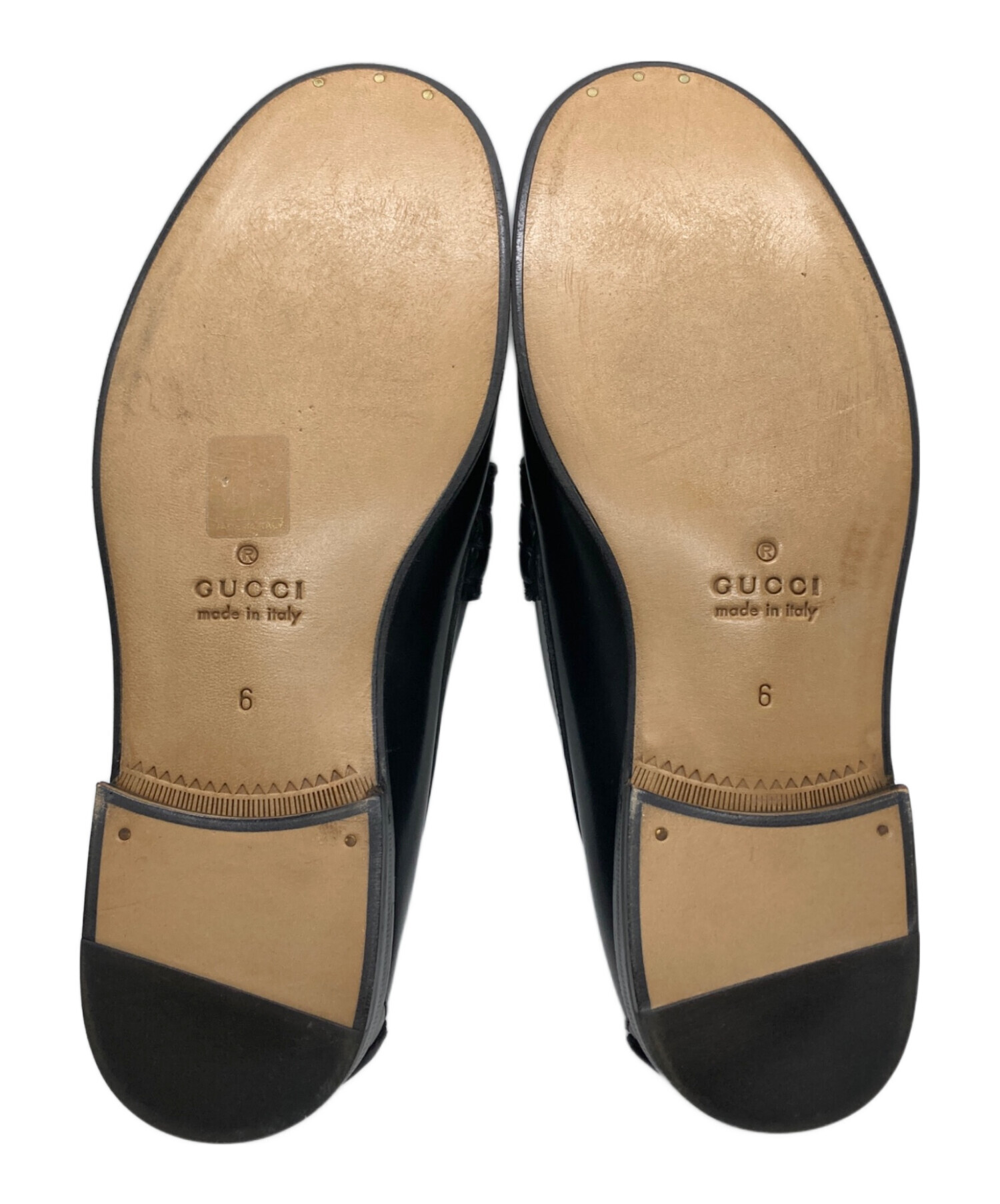 中古・古着通販】GUCCI (グッチ) インターロッキングGローファー