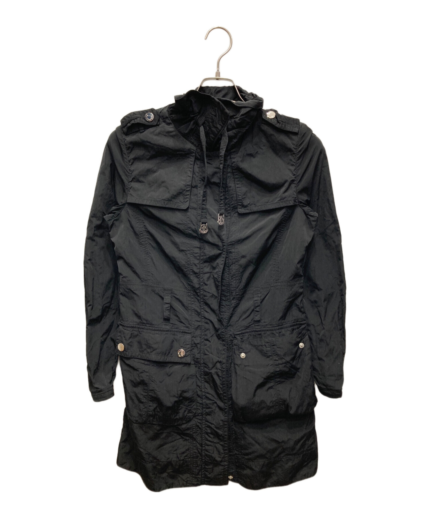 ｛美品｝MONCLER ブラック ナイロンコート 中古・古着通販】MONCLER (モンクレール) JOCELYN ナイロンコート