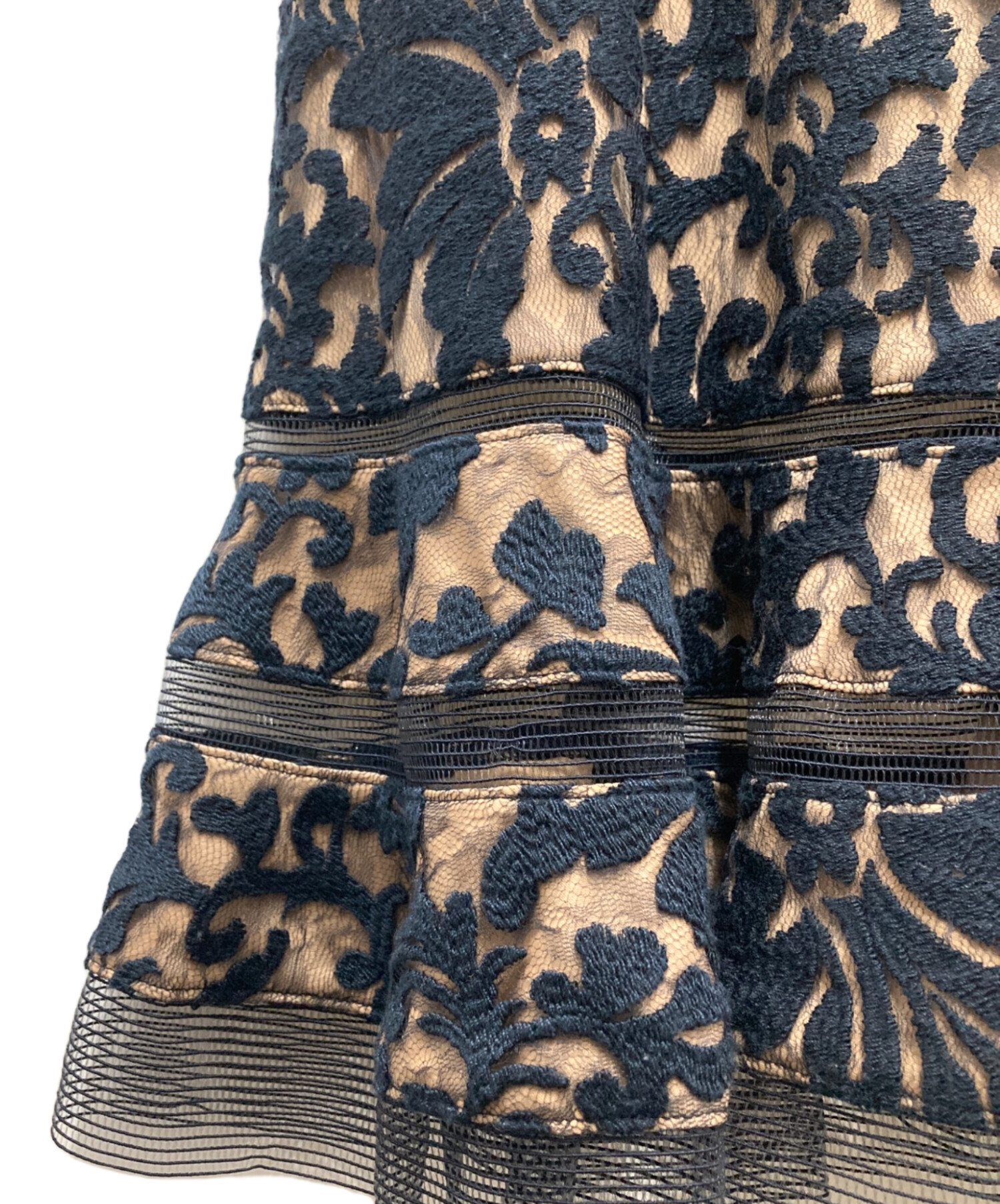 タダシショージ　大きいサイズ　マキシ　ワンピース　ドレス　総レース　3XL16 未使用タグ付き✨タダシショージ マキシ丈 ロングワンピース ドレス