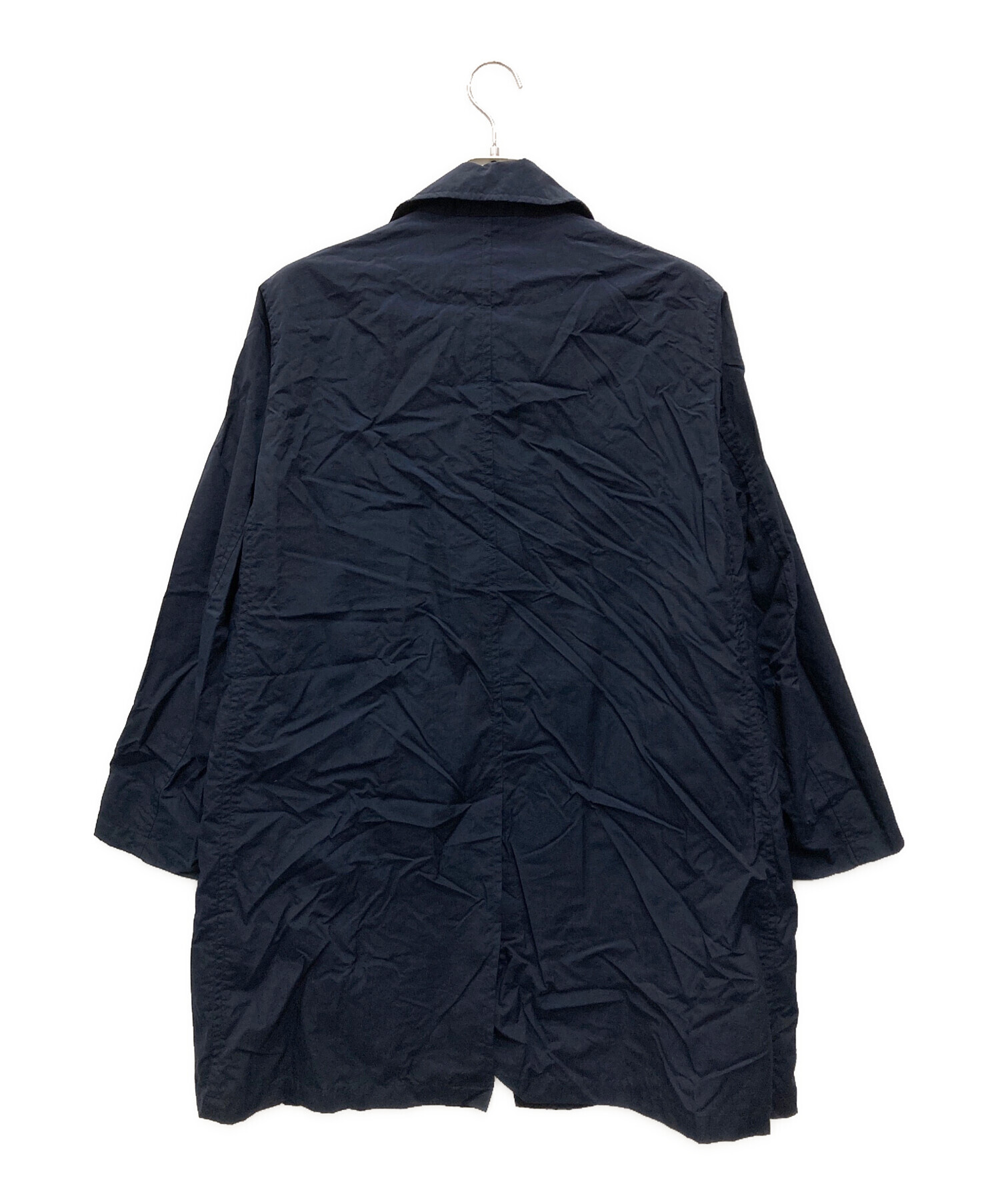 中古・古着通販】DANTON (ダントン) ステンカラーコート ネイビー