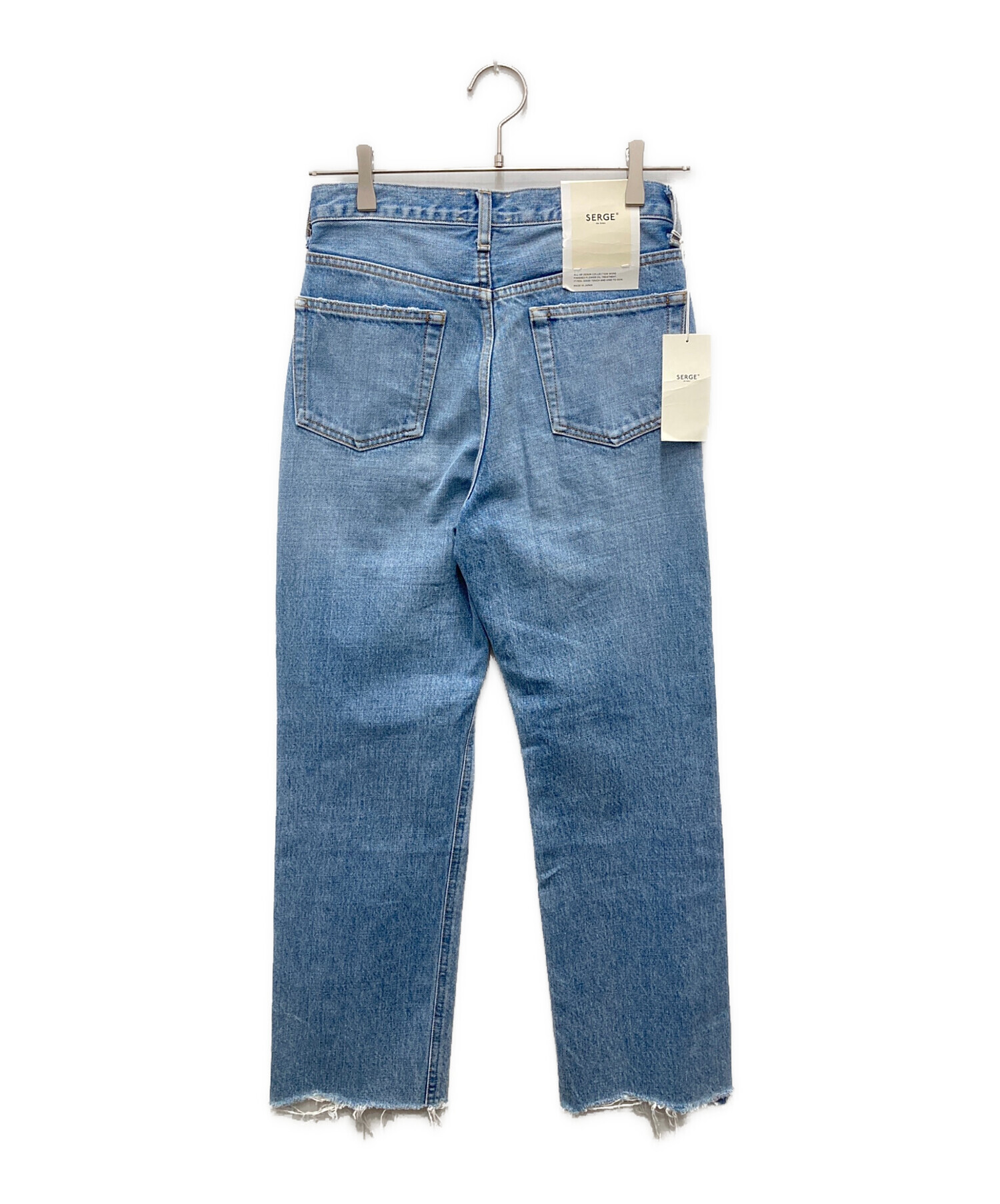 Denim serge de bleu 70 OFF SERGE DE BLEU サージ ユニオン カットオフ ストレート デニムパンツ ストレートパンツ きれいめ 細身 日本製 NAT-14P-CBA UNION セール GochI by ROCOCO