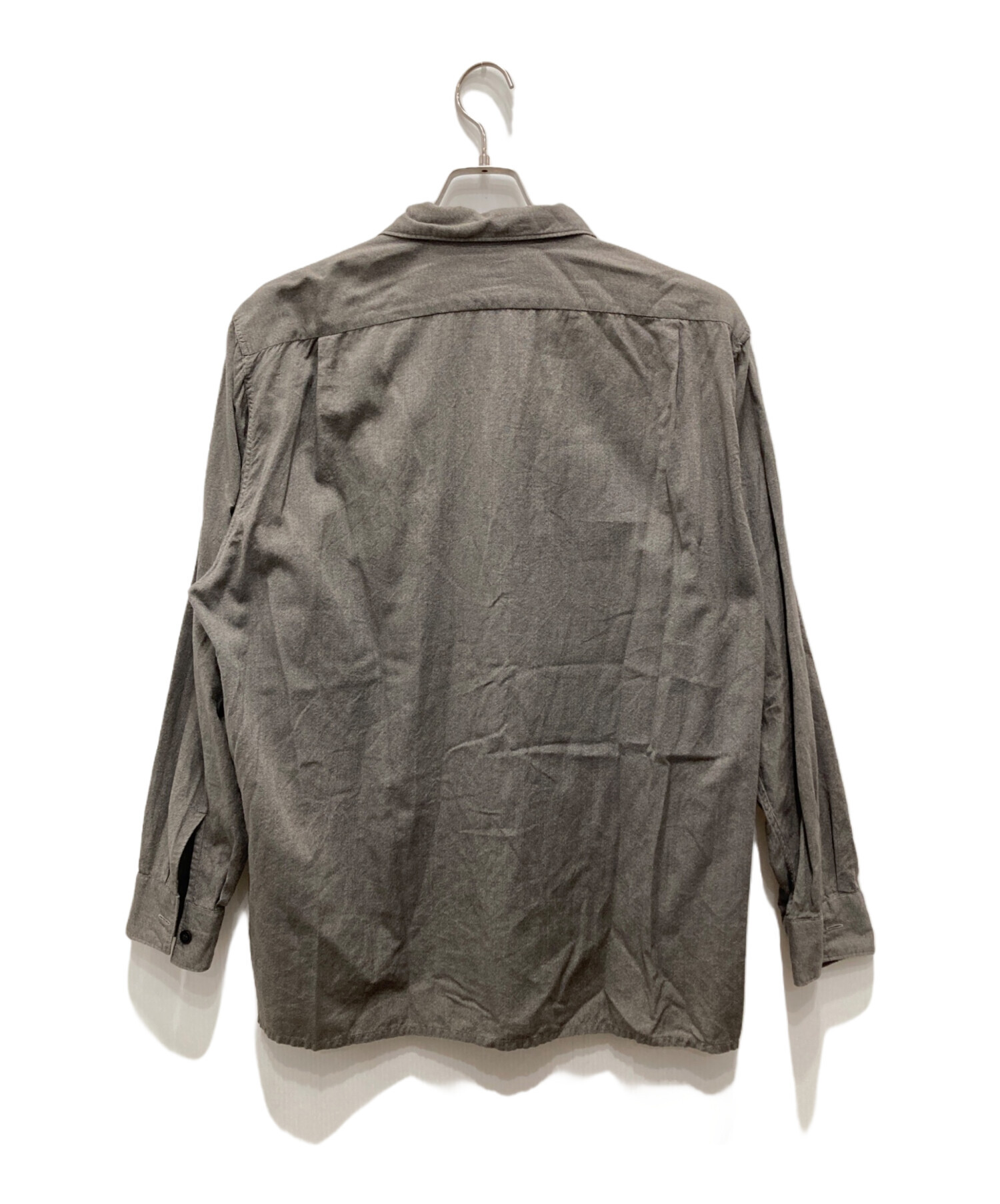 中古・古着通販】COMOLI (コモリ) ヨリ杢 オープンカラーシャツ