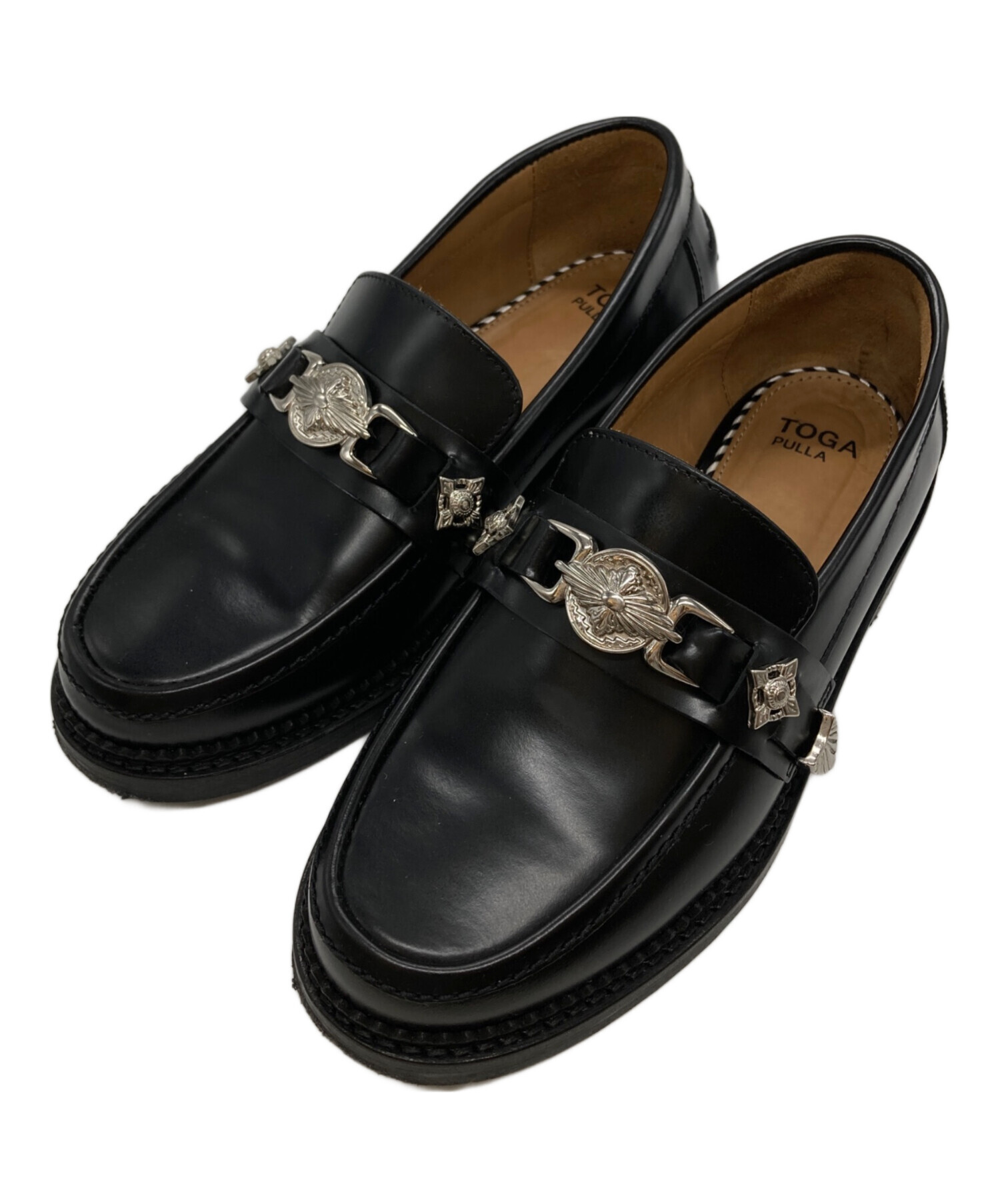 TOGA PULLAメタルローファー37 中古・古着通販】TOGA PULLA (トーガ プルラ) メタルローファー