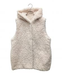 中古・古着通販】yori (ヨリ) プードルフードジレ アイボリー サイズ:F