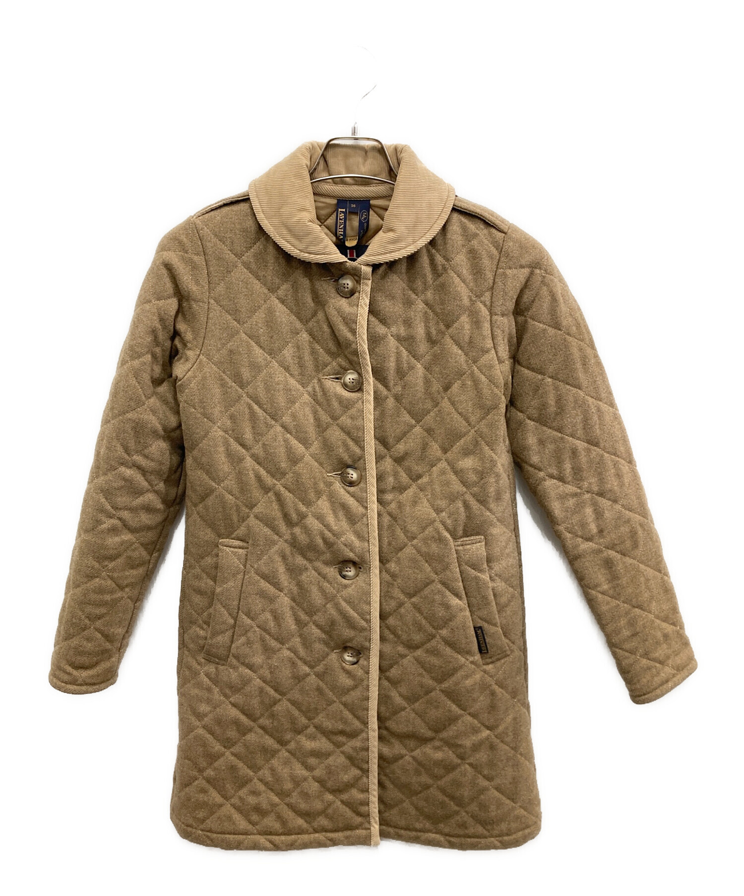 中古・古着通販】LAVENHAM (ラベンハム) ウールキルティングコート