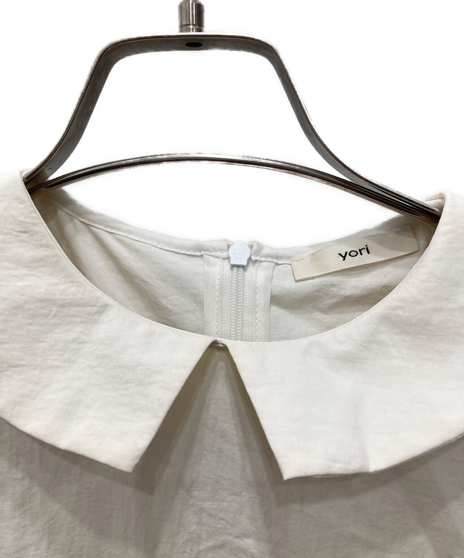 中古・古着通販】YORI (ヨリ) フラットカラーティアード ブラウス