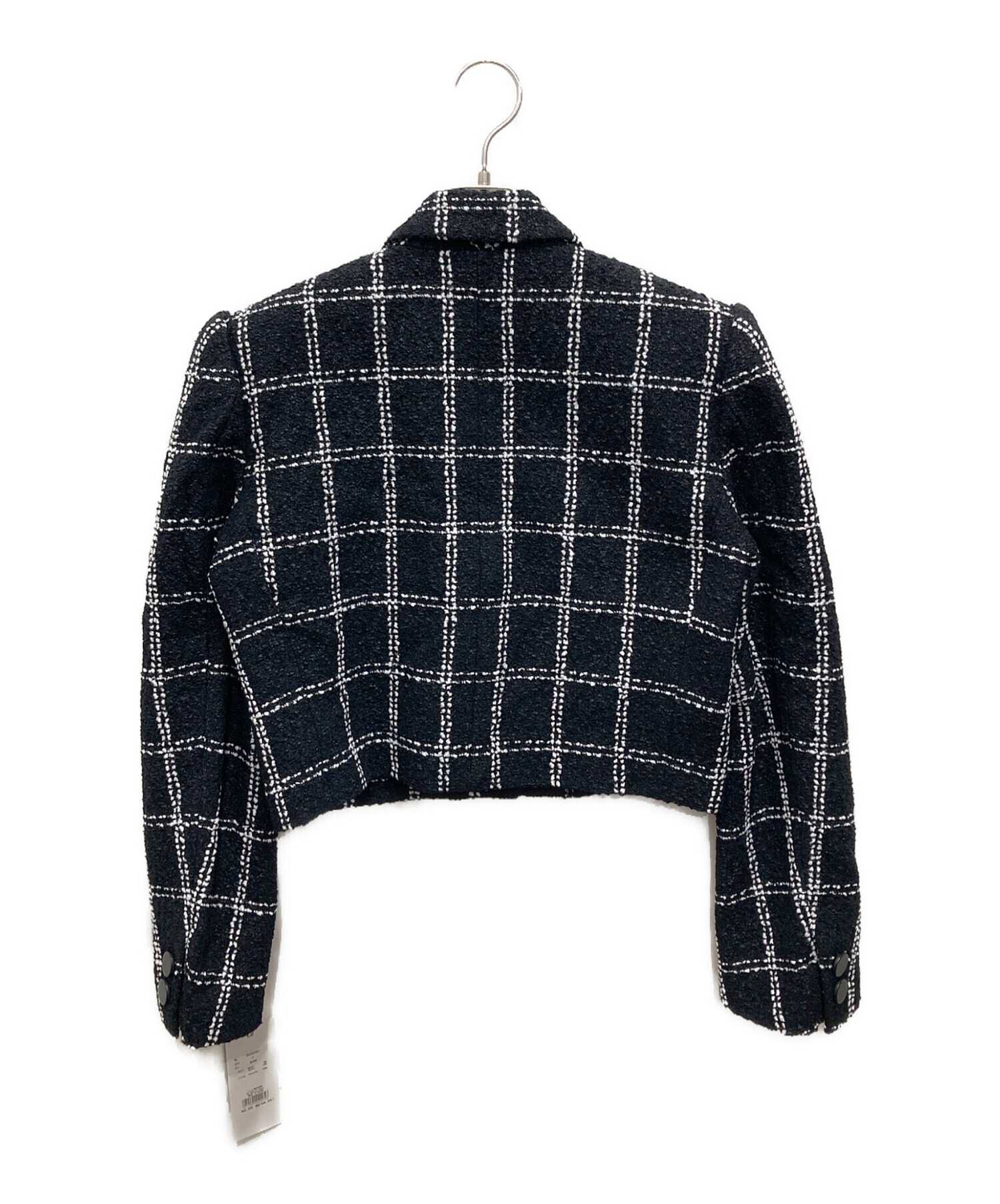 sheller シェリエ ツイードジャケットコート 中古・古着通販】sheller (シェリエ) 5th check tweed jacket/フィフス