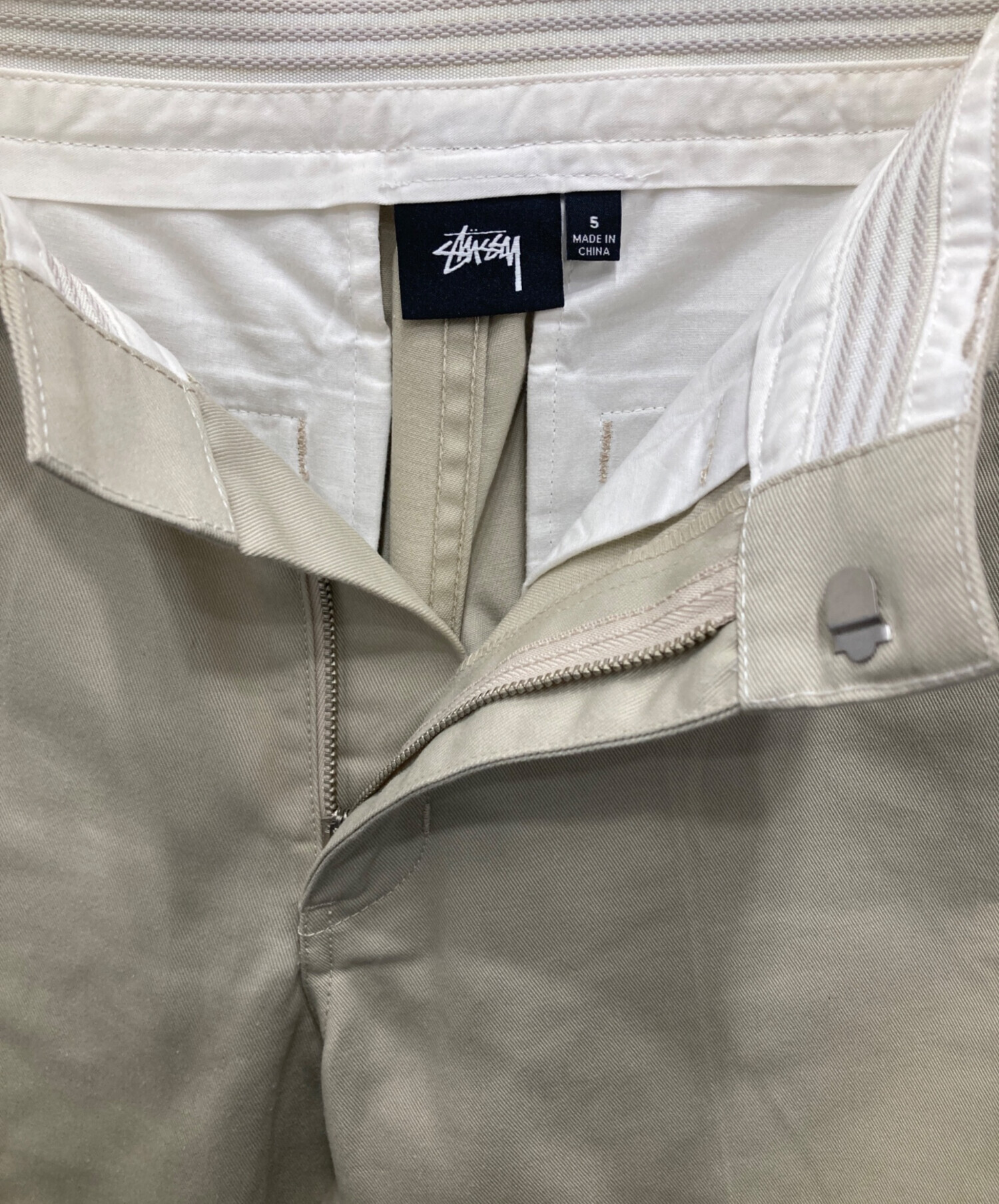 STUSSY チノパン ベージュ　カーキ ステューシー　34インチ STUSSY（ステューシー） パンツ メンズ Garment Dyed Chino(stussy