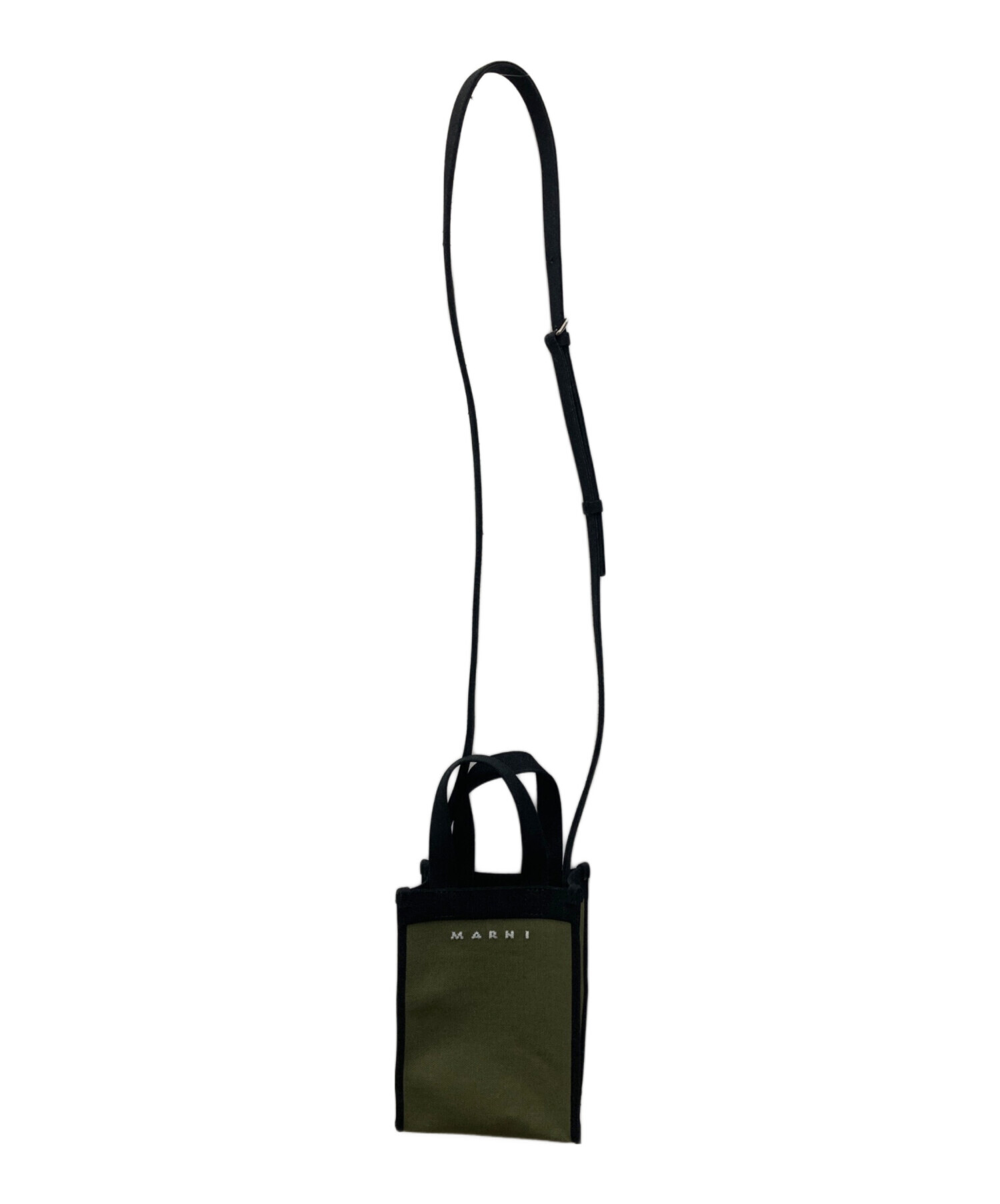 中古・古着通販】MARNI (マルニ) 2WAYショルダーバッグ カーキ 
