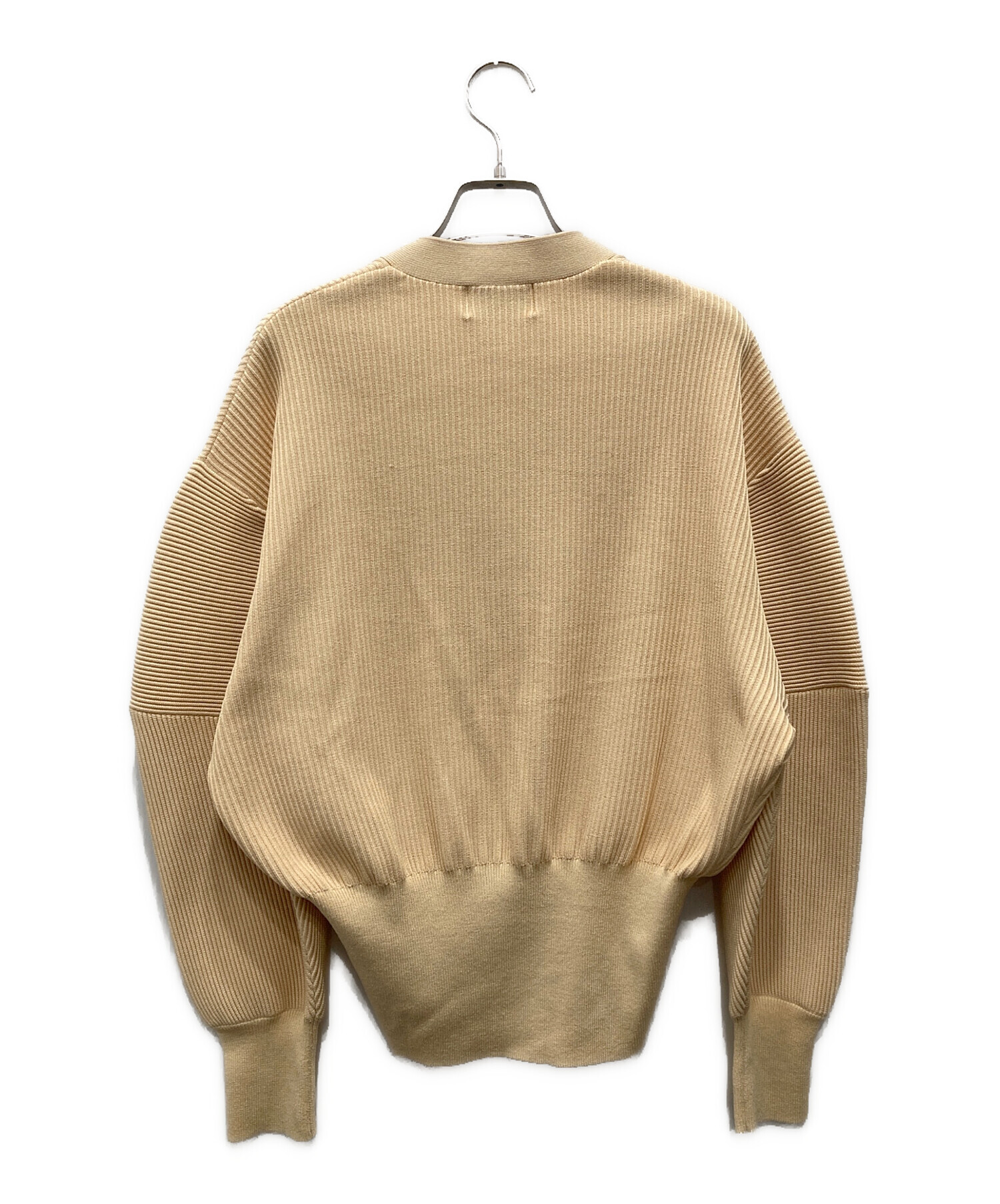 中古・古着通販】CLANE (クラネ) CURVE SLEEVE KNIT CARDIGAN/カーブ