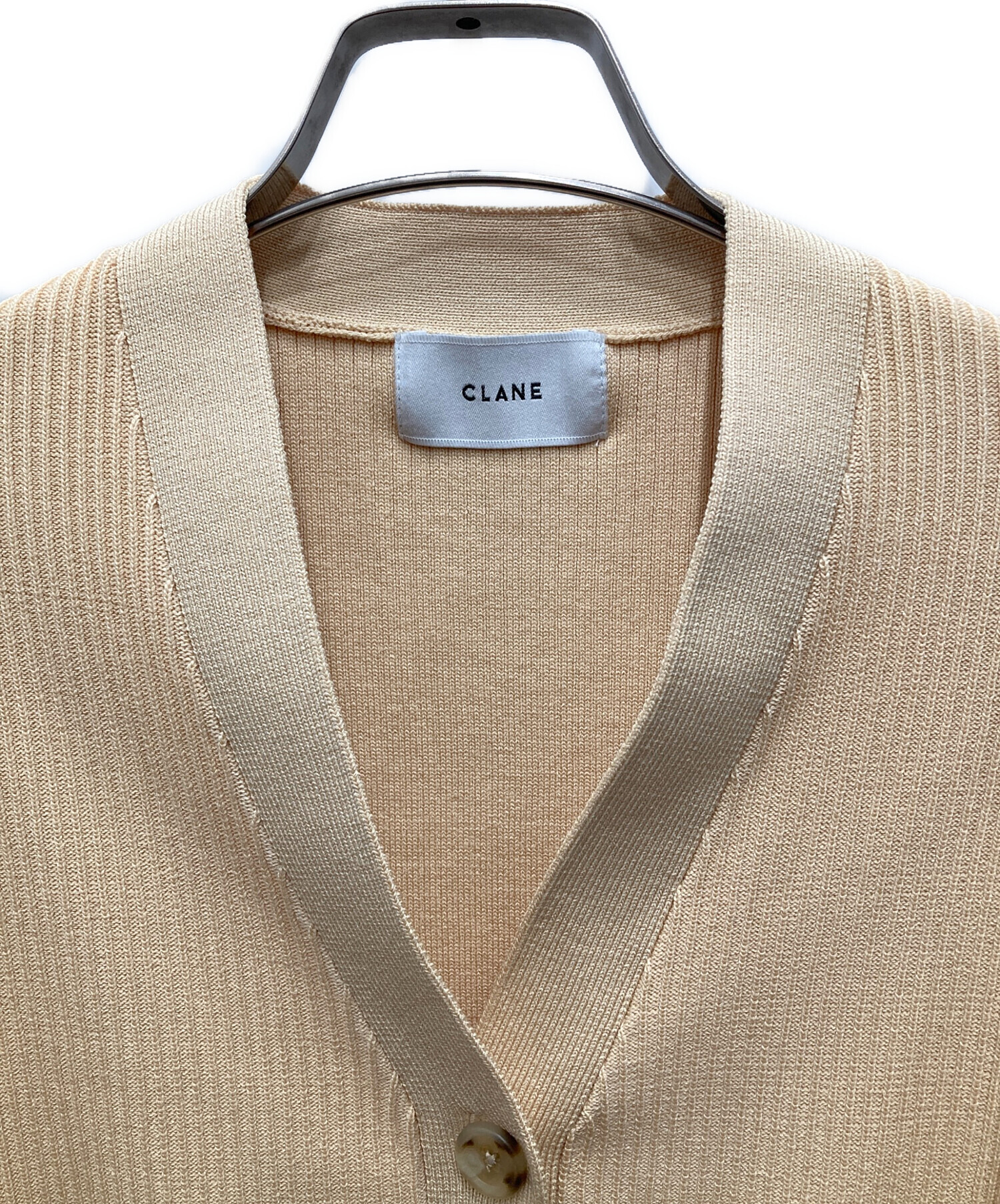 CLANE クラネ カーブ スリーブ ニット カーディガン CURVED SLEEVE KNIT CARDIGAN（カーディガン/ボレロ）｜CLANE（クラネ
