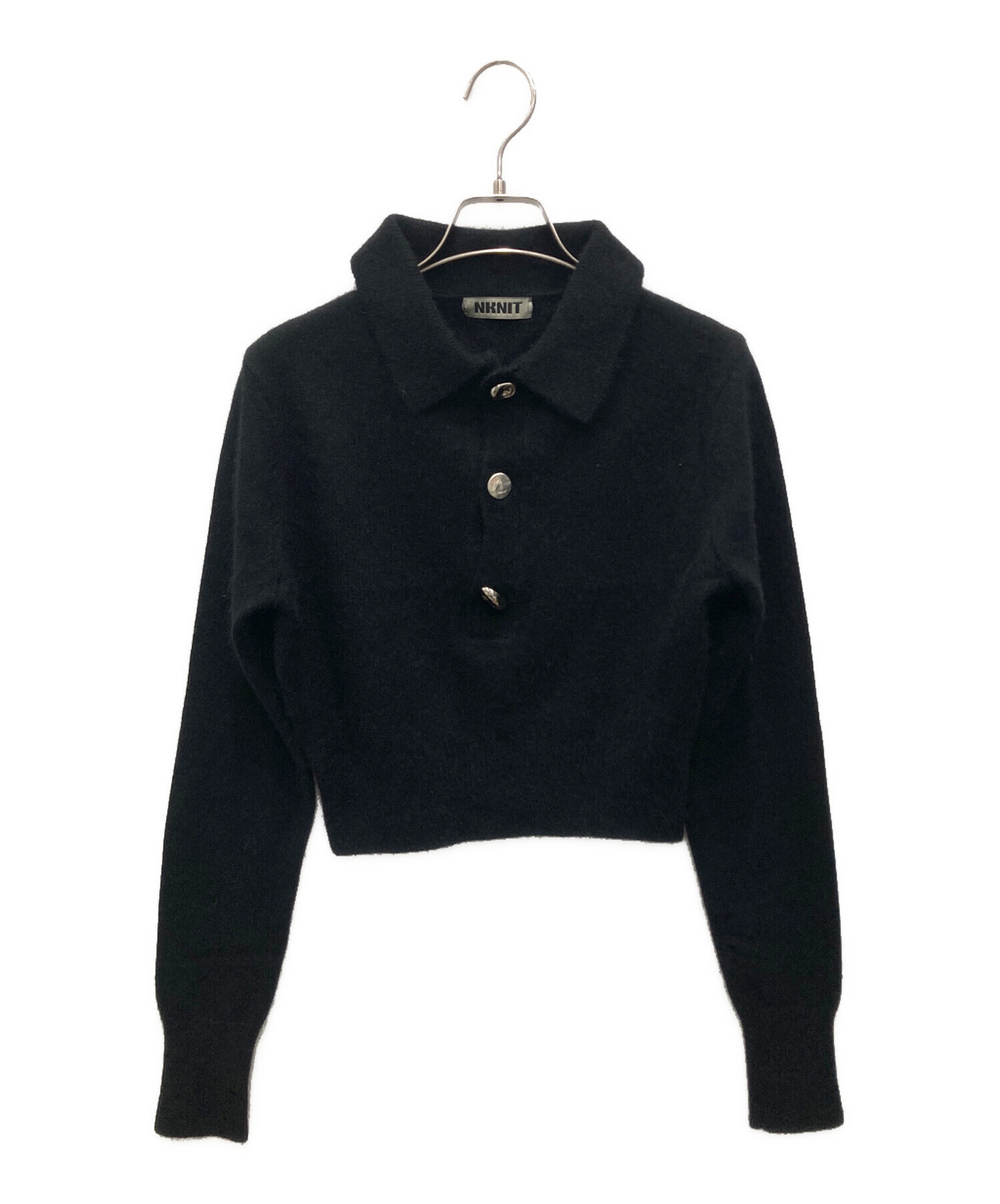 中古・古着通販】NKNIT (ンニット) raccoon mix skipper KNIT/ラクーン