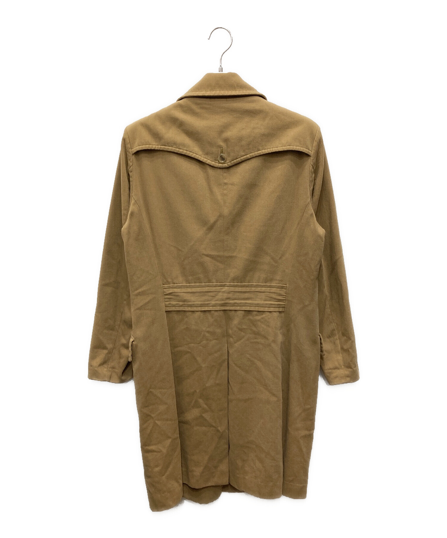 中古・古着通販】MARKAWARE (マーカウェア) ダブルコート ブラウン