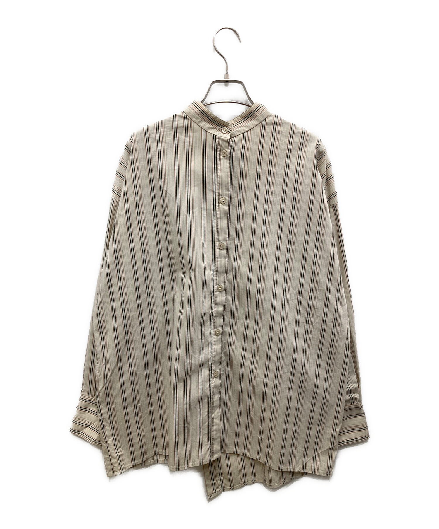 中古・古着通販】CLANE (クラネ) W FACE SLANT SLIT TOPS/ダブル 