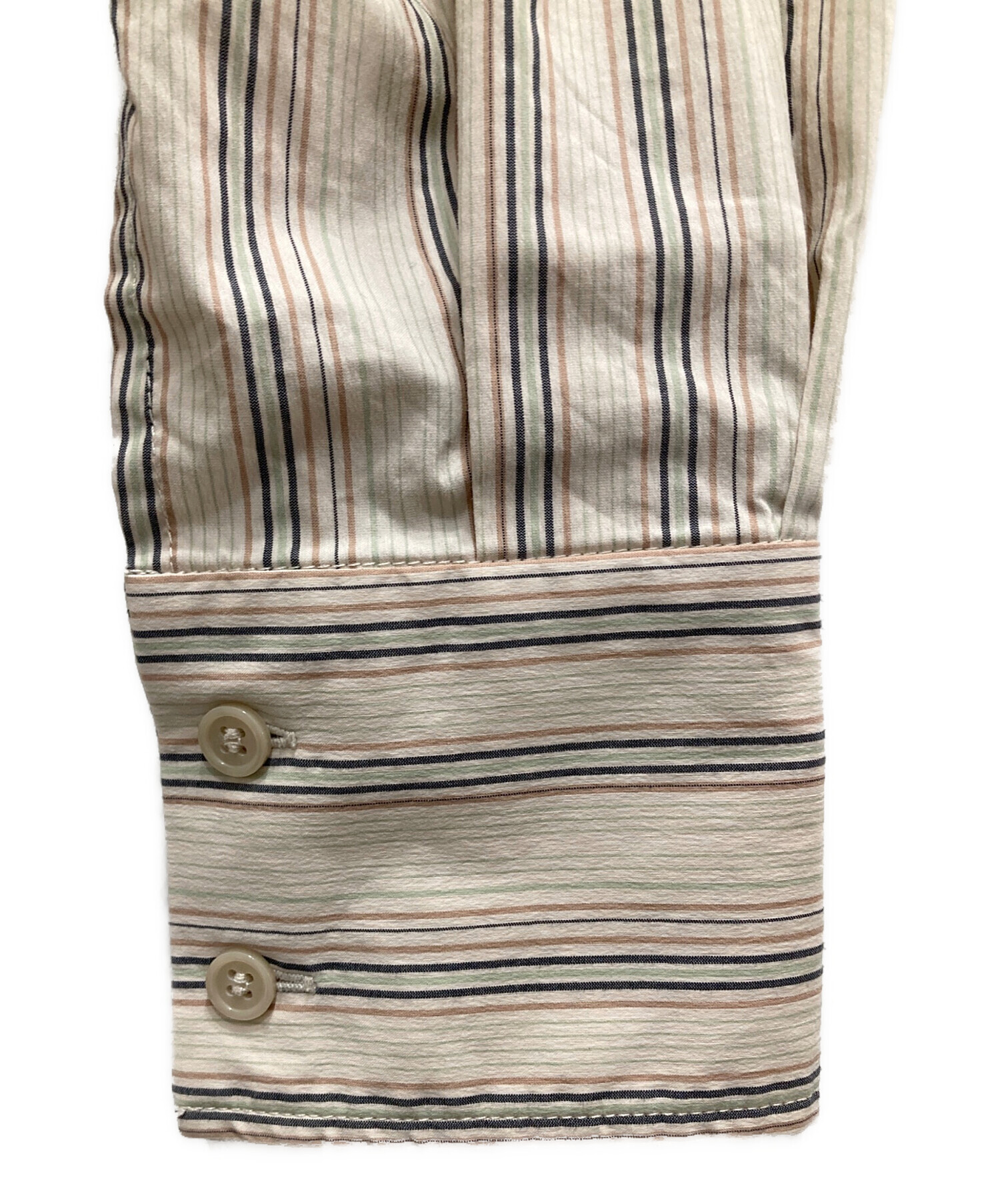 中古・古着通販】CLANE (クラネ) W FACE SLANT SLIT TOPS/ダブル 