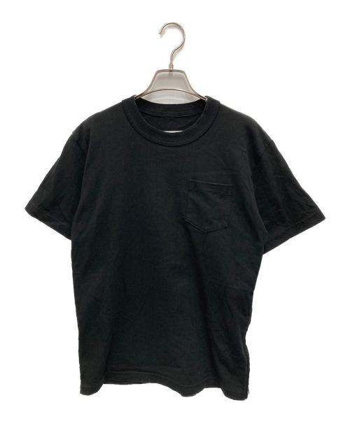 中古・古着通販】sacai (サカイ) SIDE ZIP COTTON T SHIRT ブラック