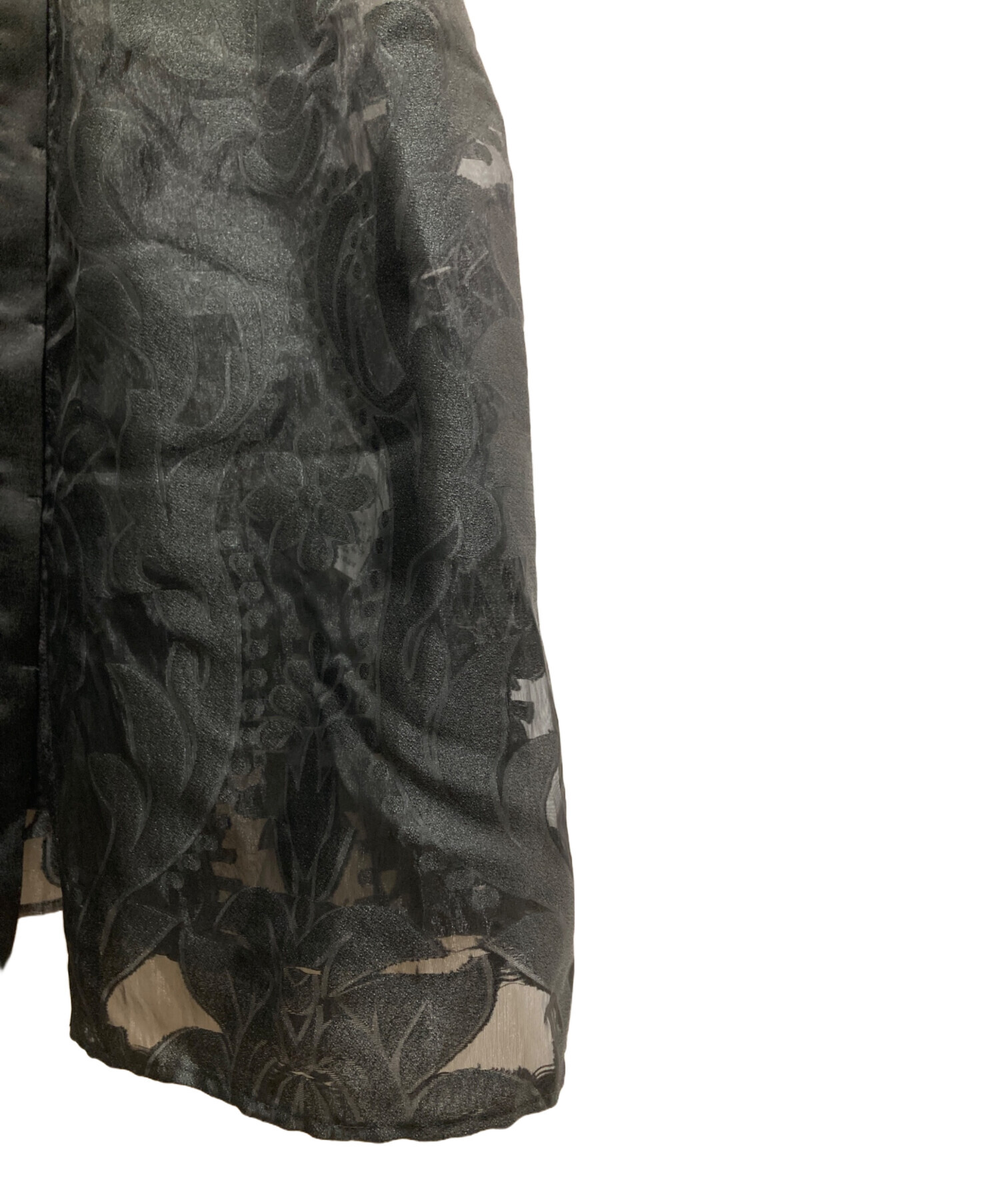 中古・古着通販】Ameri (アメリ) UND SHEER JACQUARD TUCK DRESS