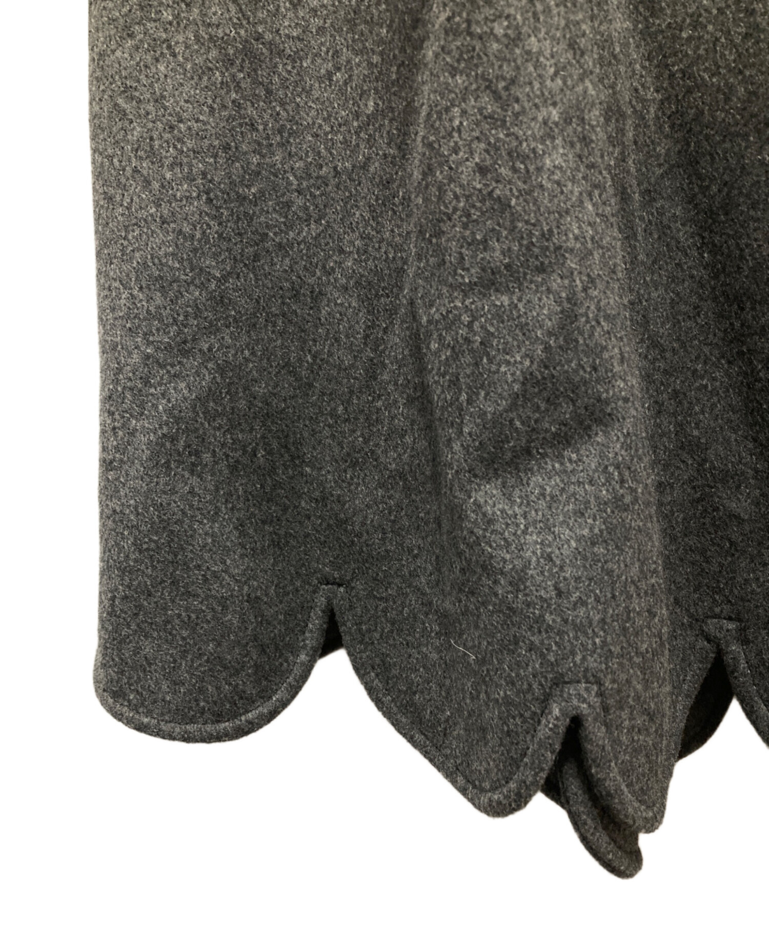 中古・古着通販】cygne (シーニュ) スカラップケープ グレー サイズ:0