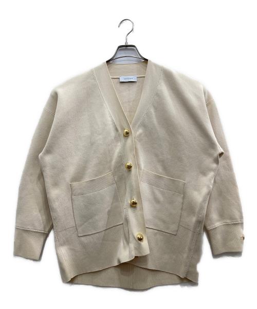 【新品・未使用】ADAM ET ROPE スウエード ジャケット カーディガン 中古・古着通販】Adam et Rope (アダム エ ロペ) ロゴボタンミドル