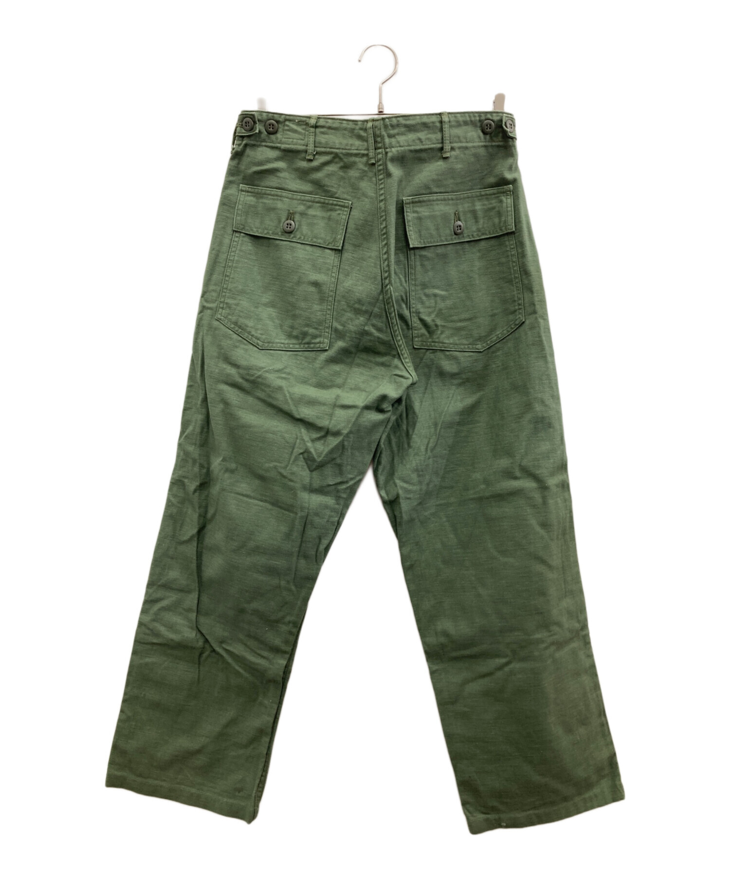 中古・古着通販】orSlow (オアスロウ) ベイカーパンツ カーキ サイズ