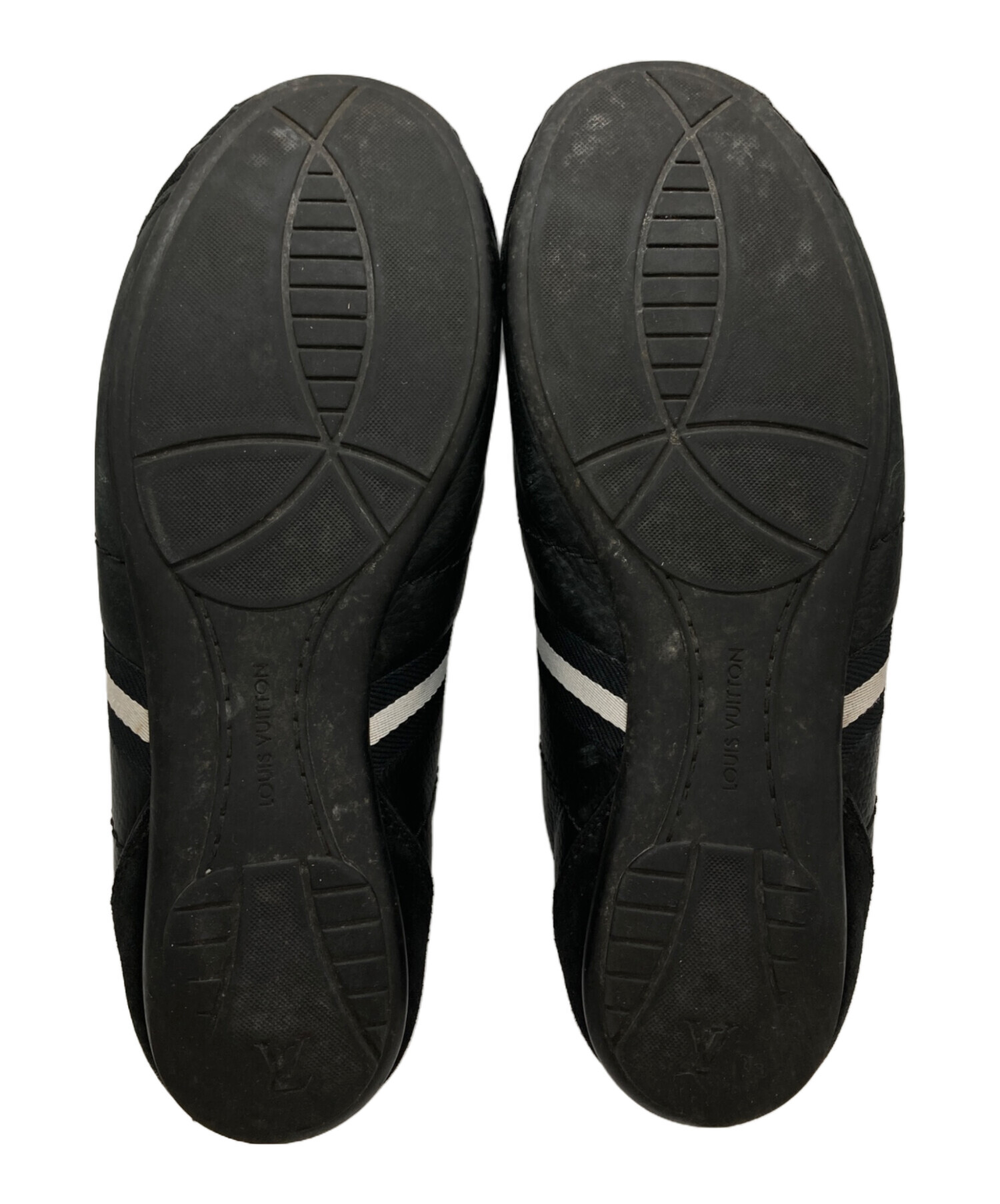 Louis Vuitton ブラック スニーカー ジッパー付き 中古・古着通販】LOUIS VUITTON (ルイ ヴィトン) スニーカー ブラック