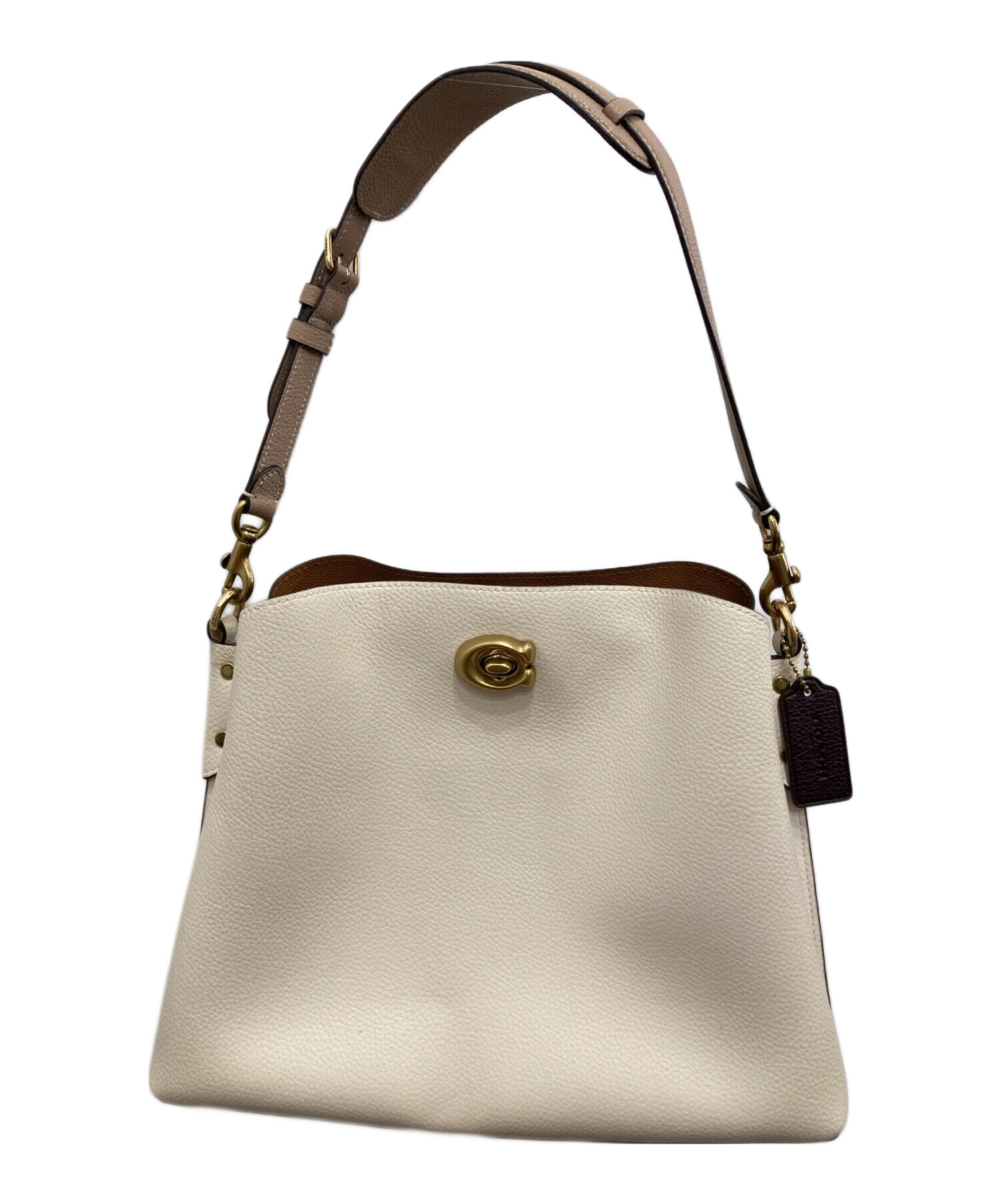 中古・古着通販】COACH (コーチ) ウィロウショルダーバッグ アイボリー 