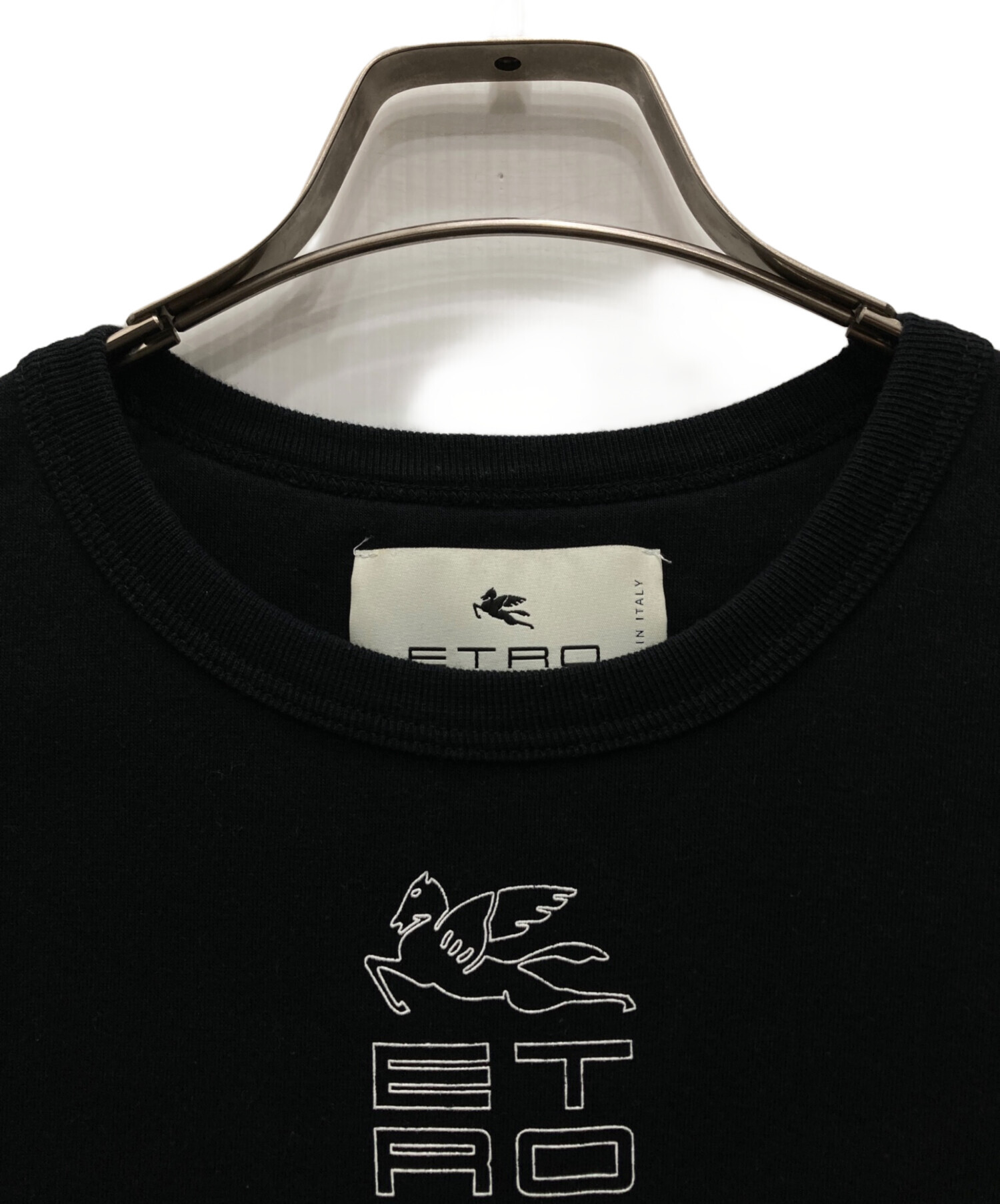 ETRO エトロ　トレーナー 中古・古着通販】ETRO (エトロ) キューブロゴパッチワークスウェット