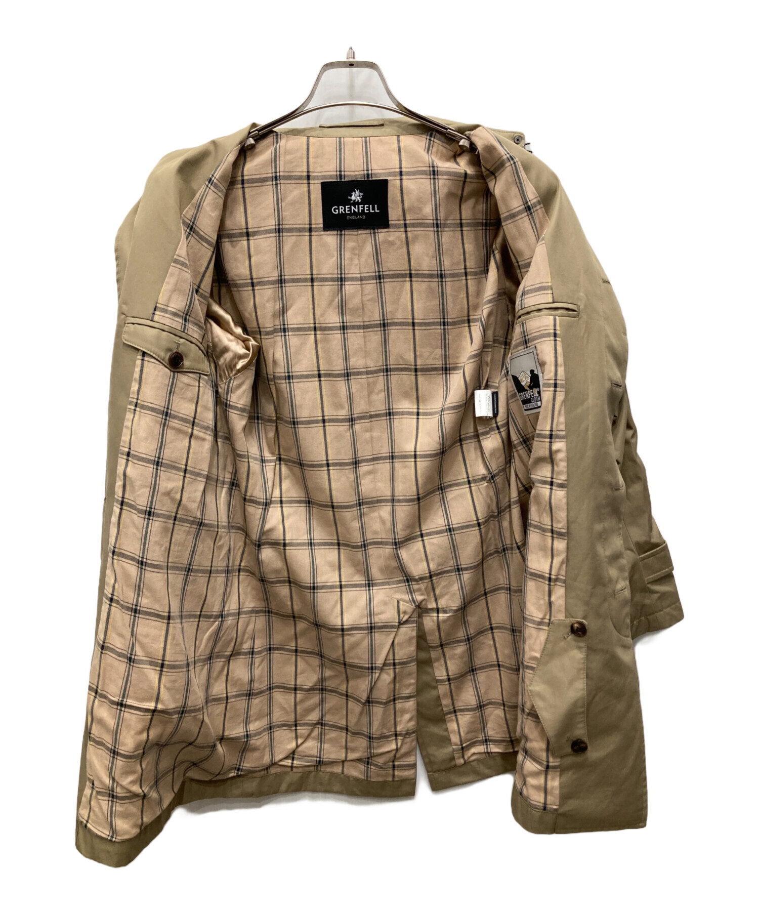 中古・古着通販】GRENFELL (グレンフェル) farringdonコート ベージュ
