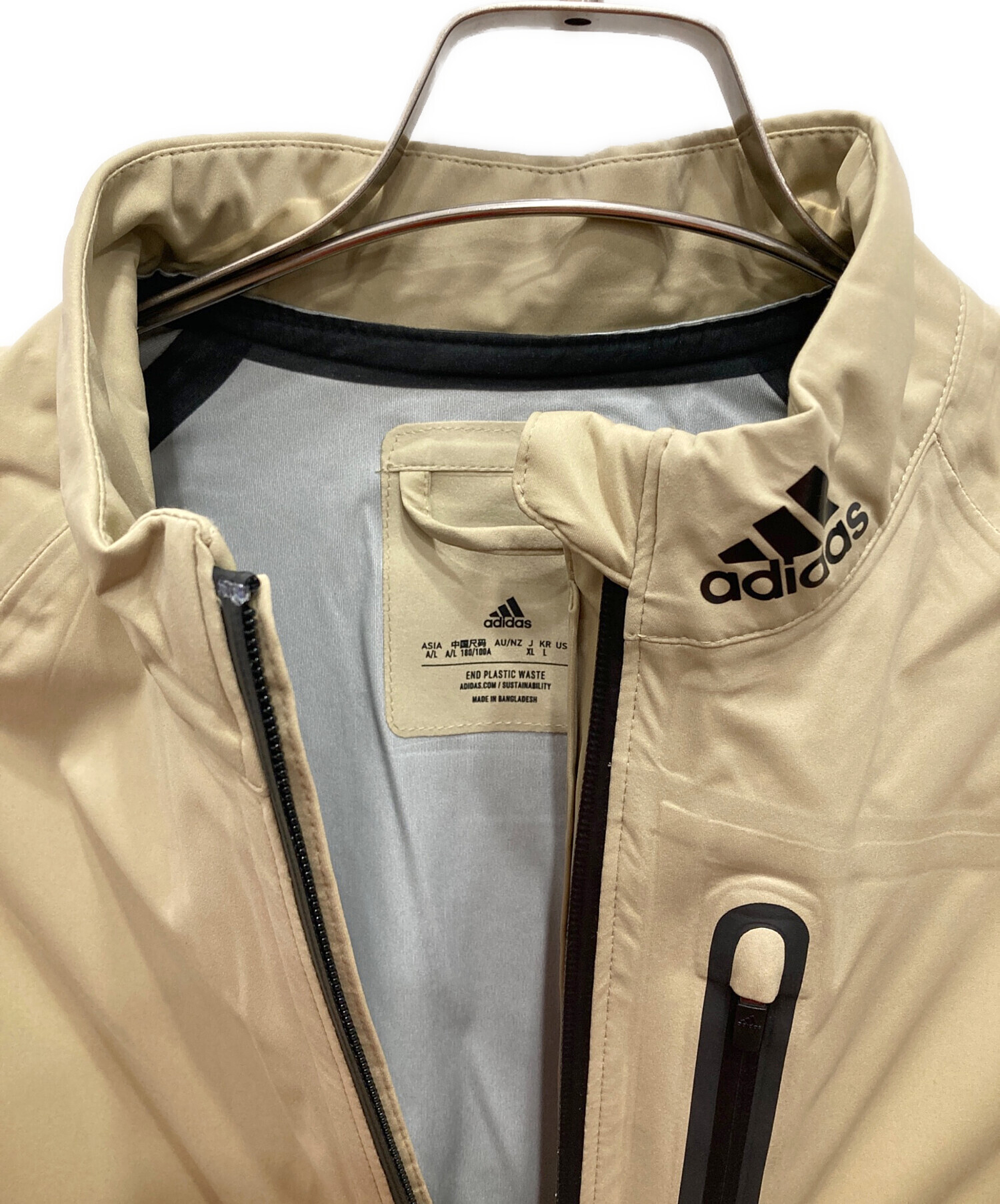 中古・古着通販】adidas (アディダス) RAIN.RDY 長袖フルジップ 中古・古着通販】adidas (アディダス) RAIN.RDY 長袖フルジップ