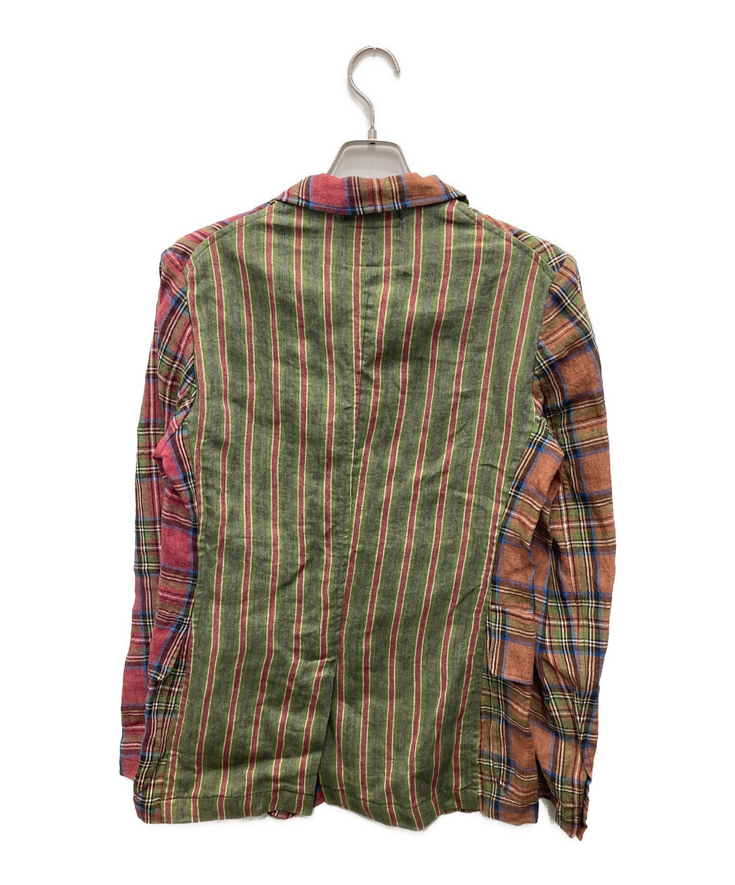 NIGEL CABOURN チェック柄ミリタリージャケット サイズ2 中古・古着通販】NIGEL CABOURN (ナイジェルケーボン) リネンチェック