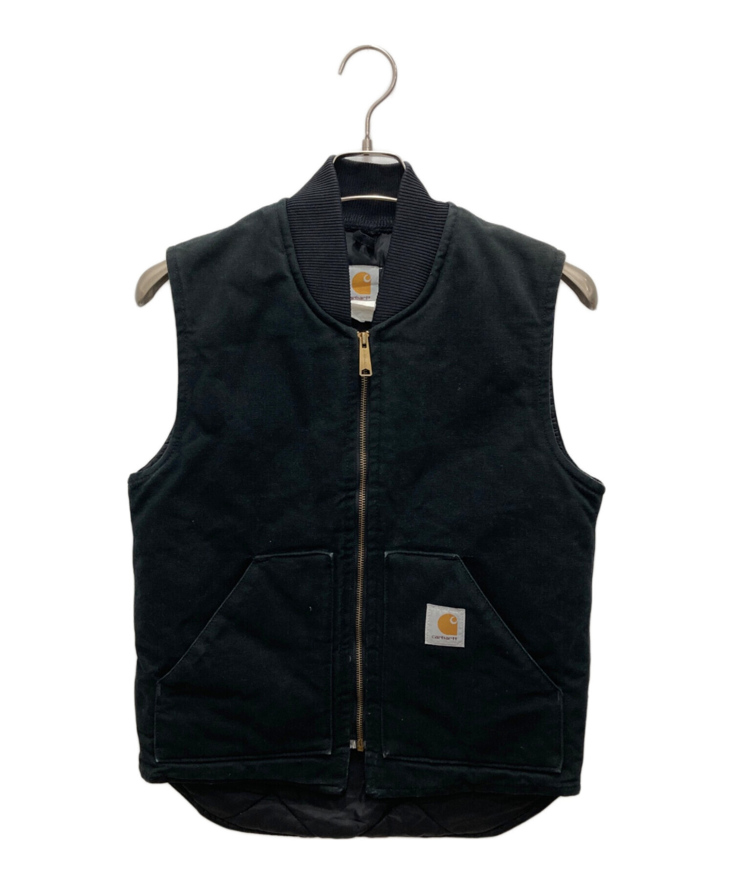 中古・古着通販】CarHartt (カーハート) ダックベスト ブラック サイズ