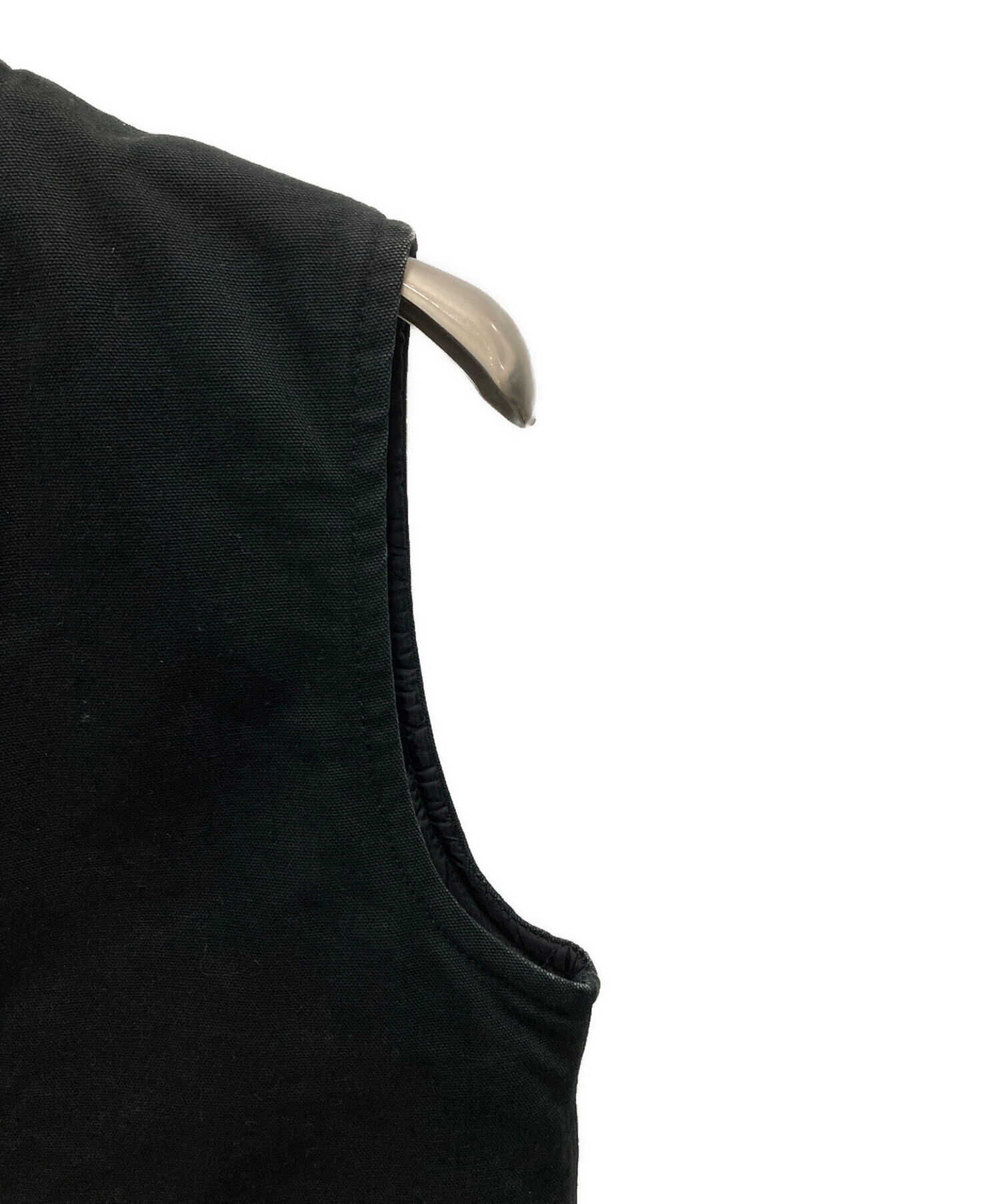 中古・古着通販】CarHartt (カーハート) ダックベスト ブラック サイズ