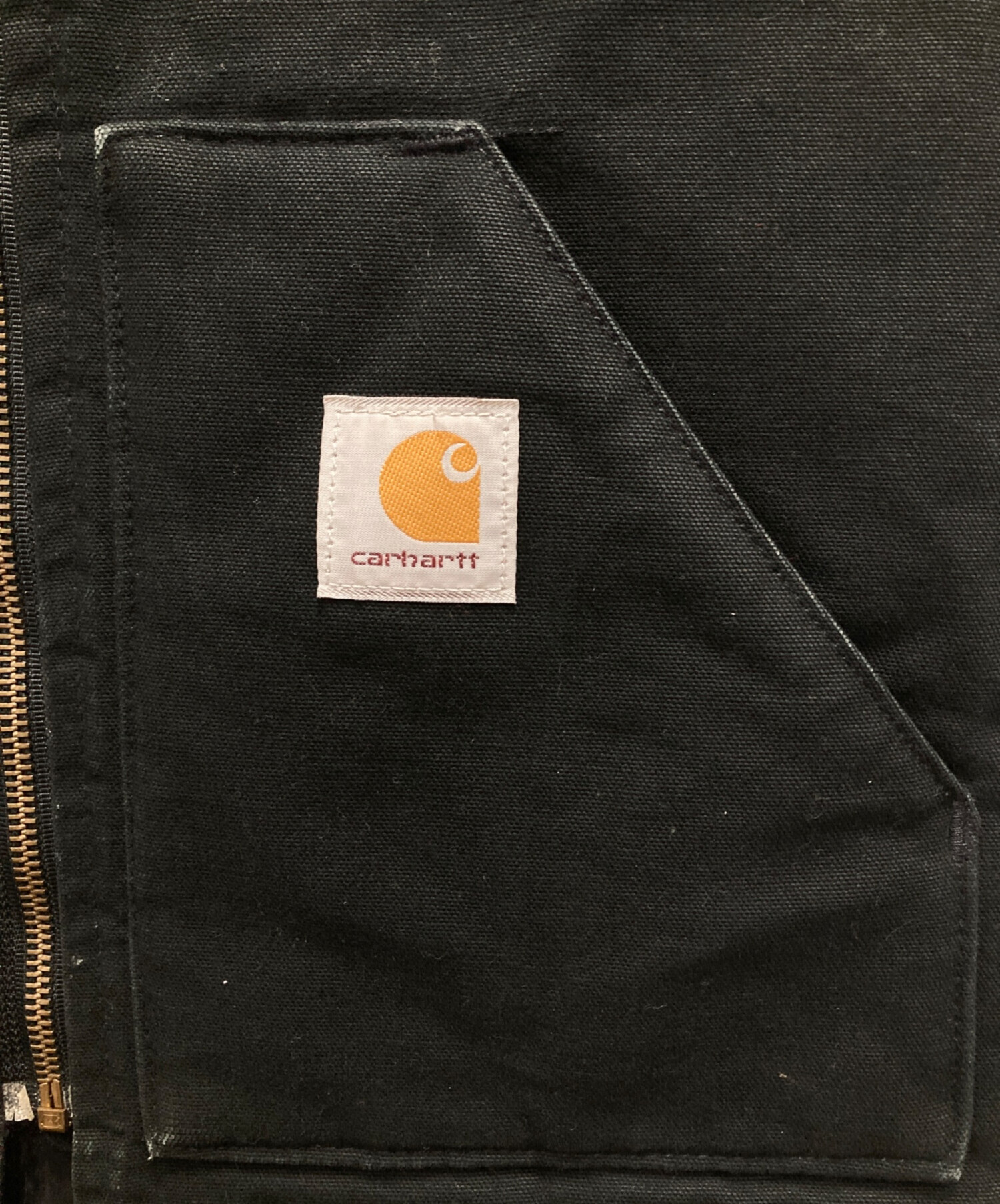 中古・古着通販】CarHartt (カーハート) ダックベスト ブラック サイズ