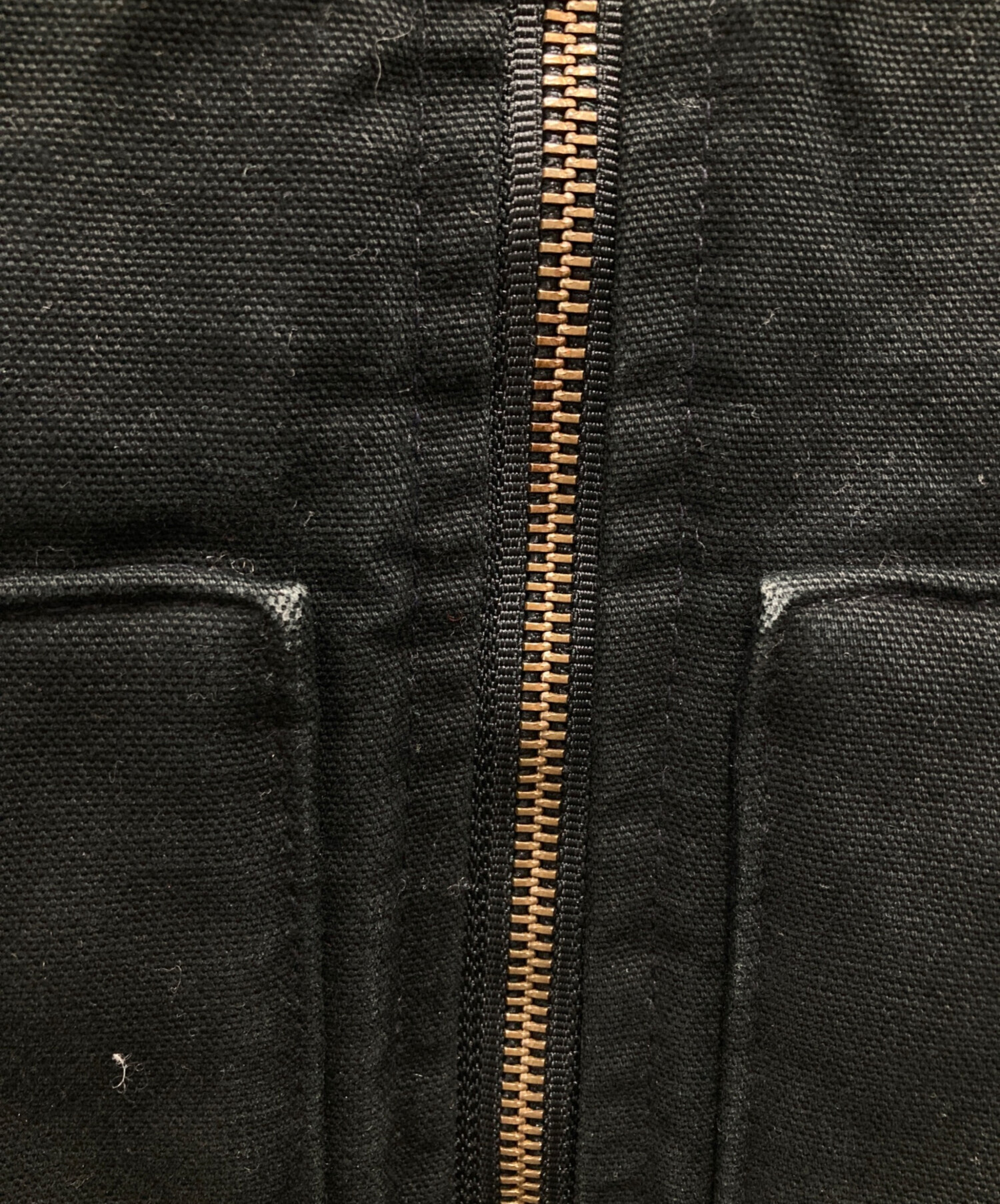 中古・古着通販】CarHartt (カーハート) ダックベスト ブラック サイズ