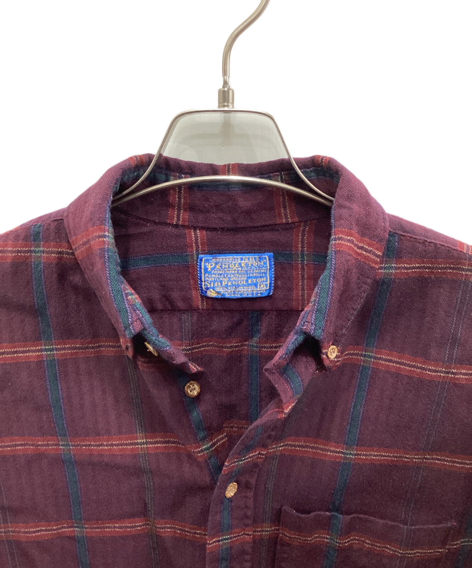 中古・古着通販】PENDLETON (ペンドルトン) 70's ウールチェックBD