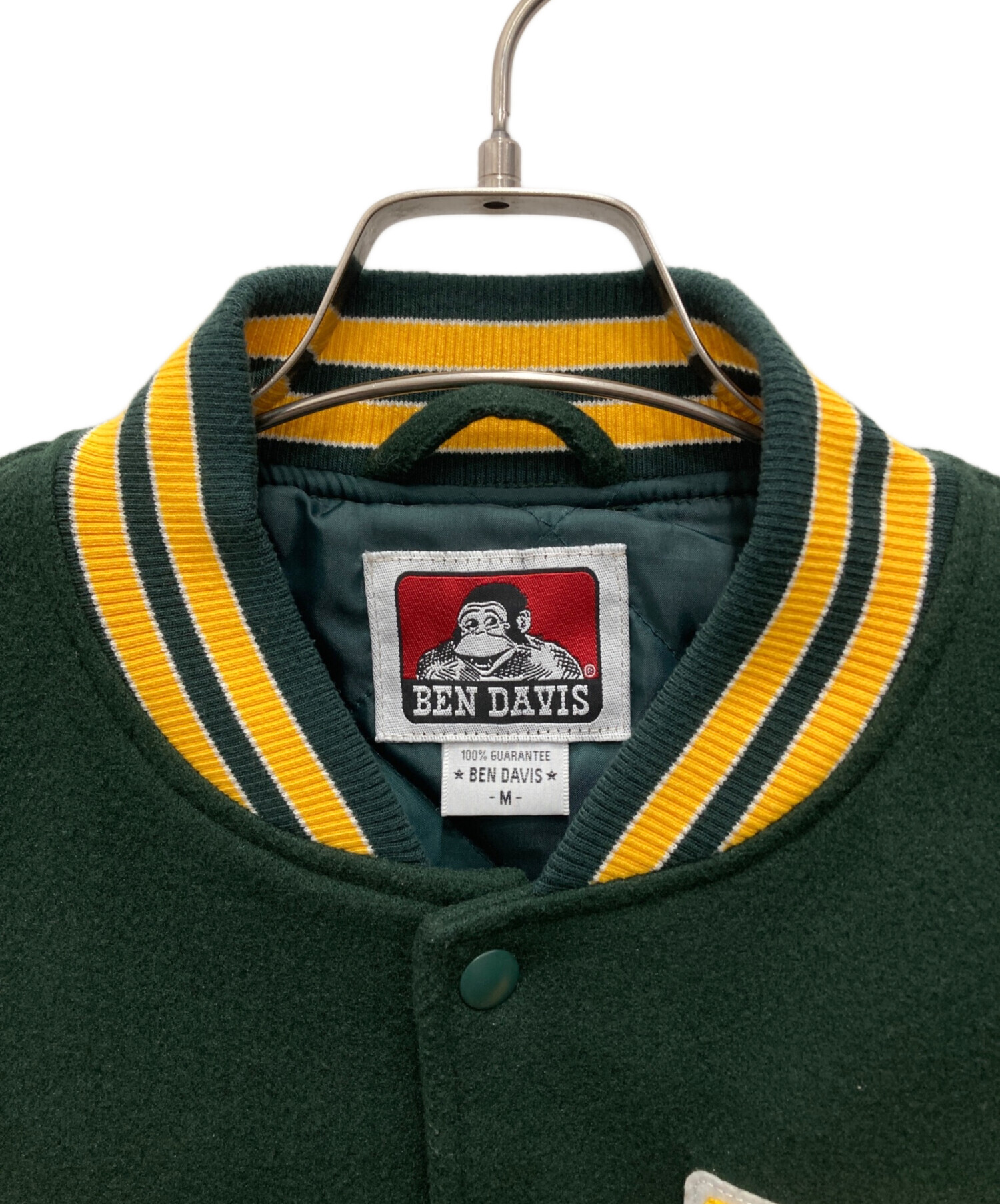 中古・古着通販】BEN DAVIS (ベンデイビス) スタジャン グリーン